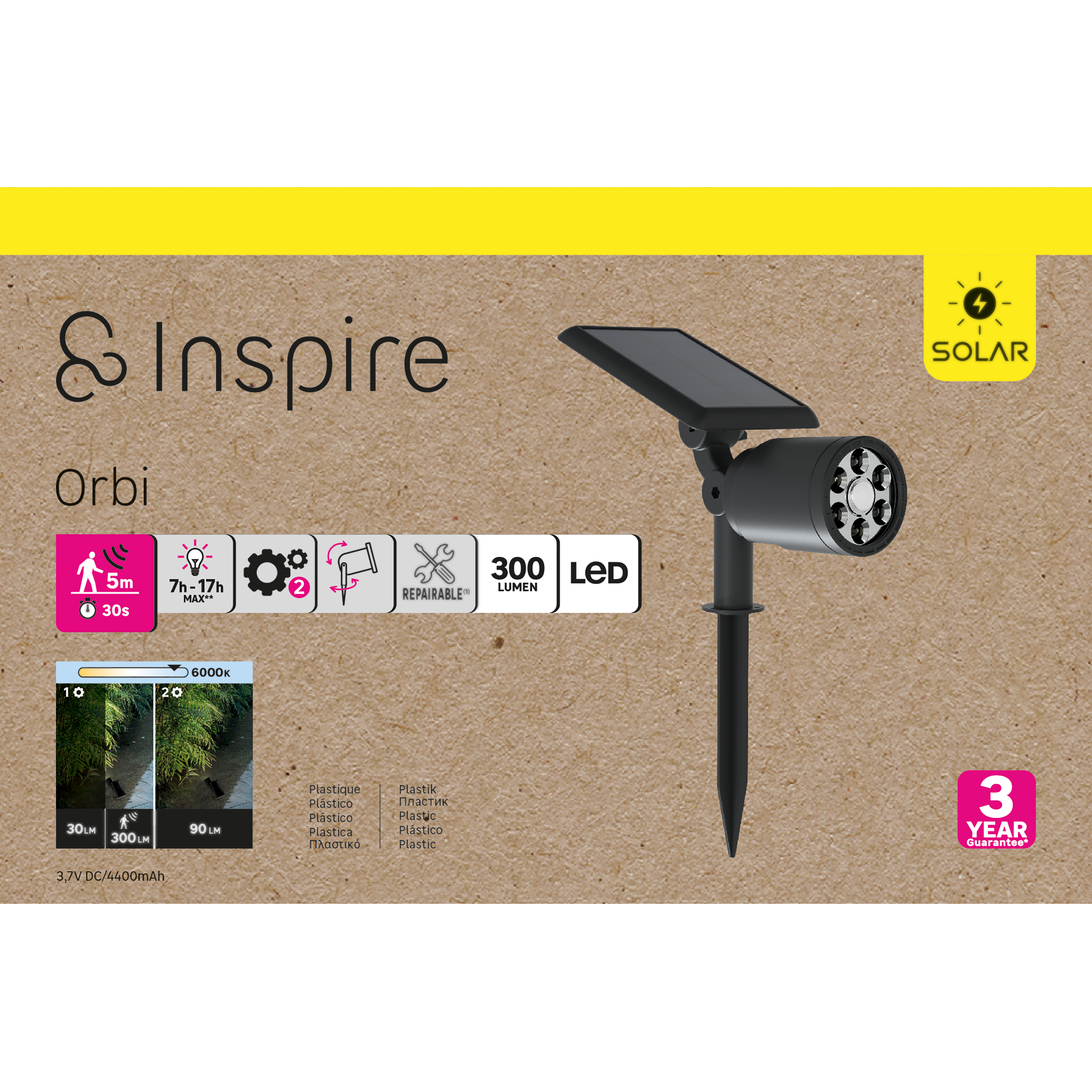 Latarnia solarna  IP54  INSPIRE - 18