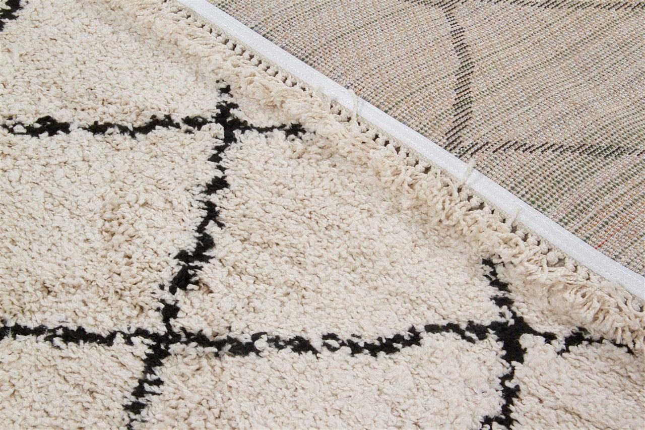 Tappeto Tribe A in polipropilene, L 120 x L 60 cm, beige/panna - 8