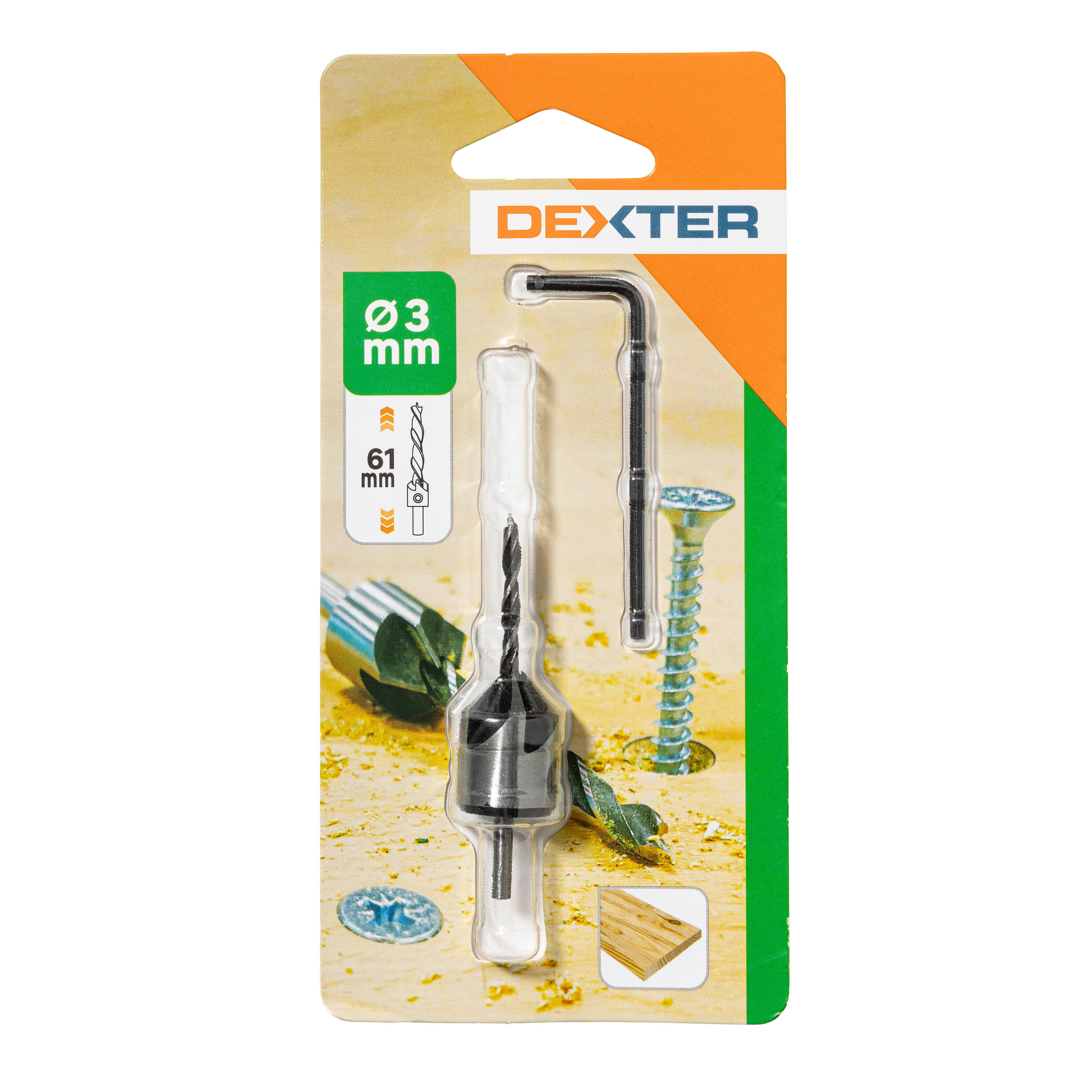 Fresa para taladro DEXTER  para madera - 3