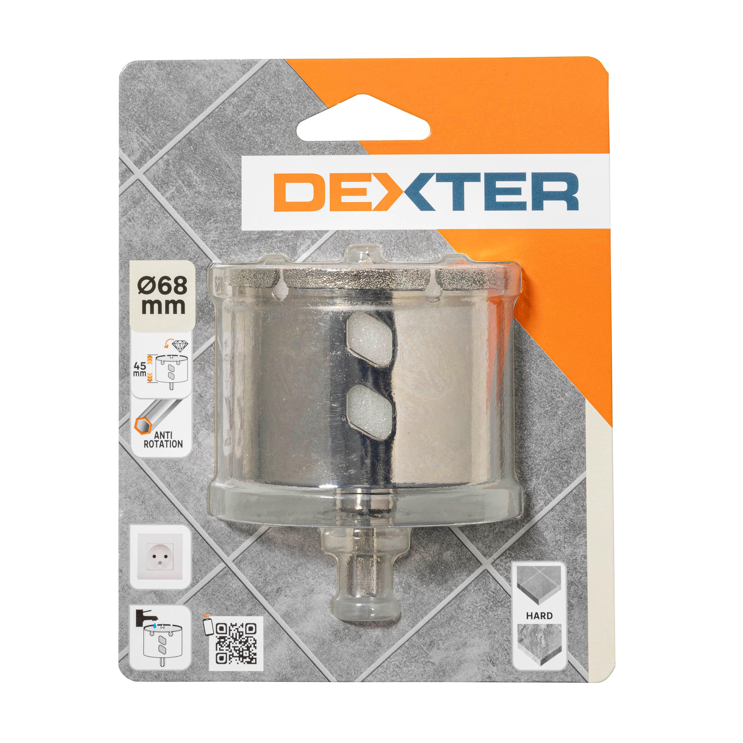 Sierra de corona metal, madera DEXTER- 54 mm - 9