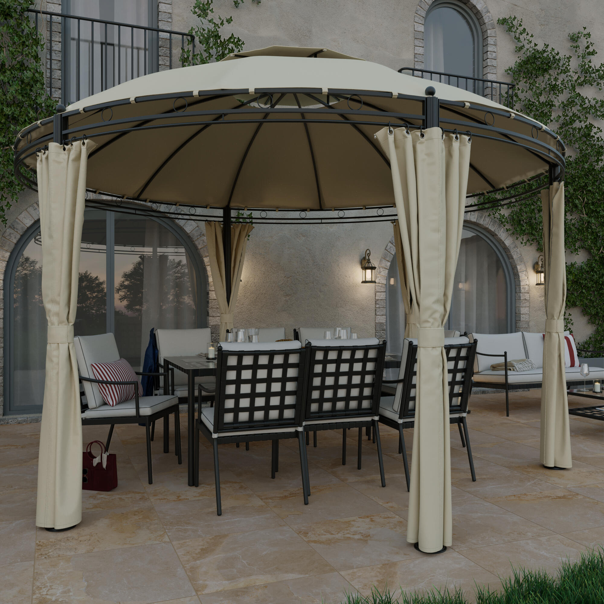 Conjunto de 2 cadeiras de refeição Naterial Victoria - 5