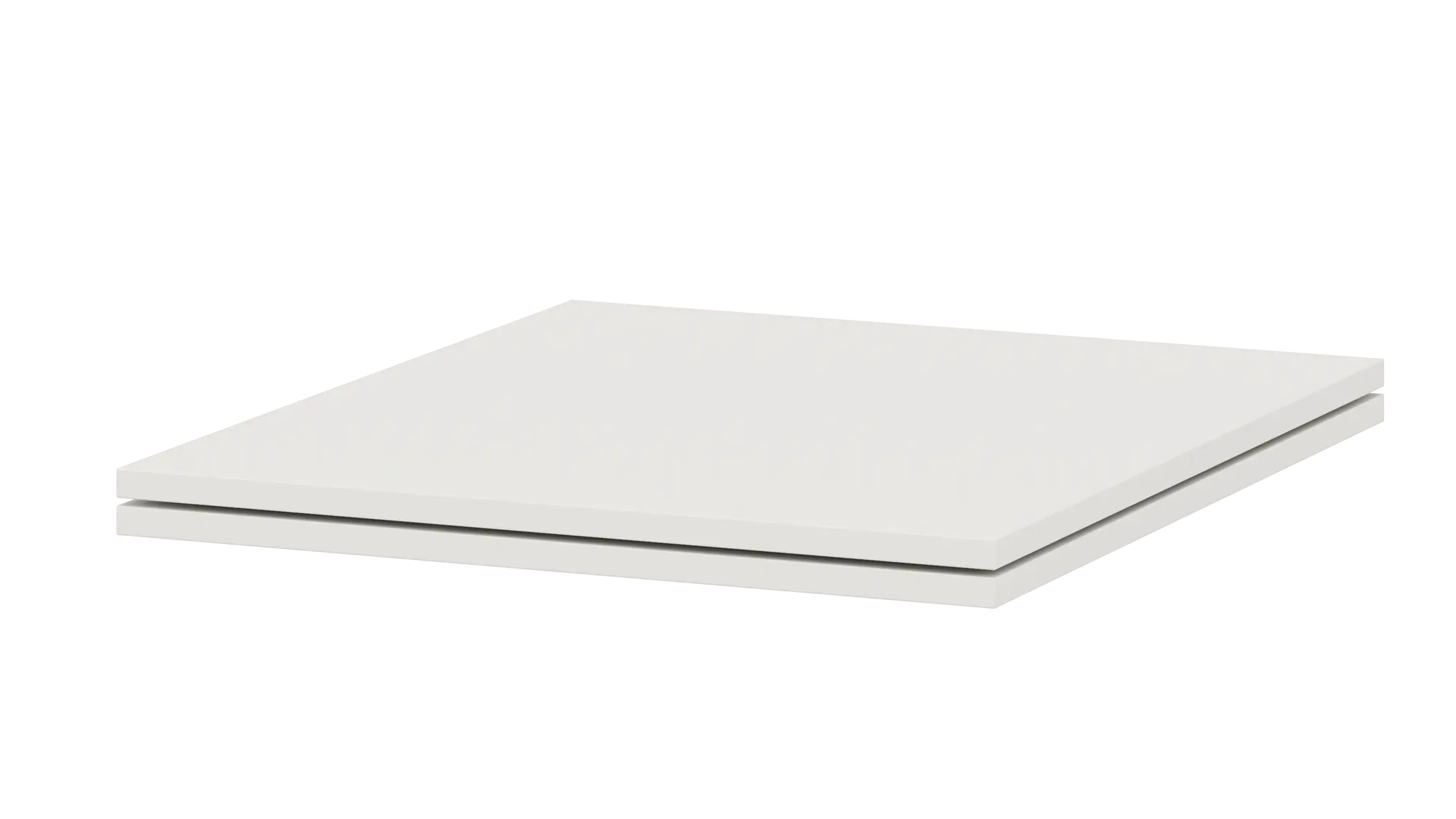 Zestaw półek do szafek stojących 60 cm biały 2 szt. Delinia iD