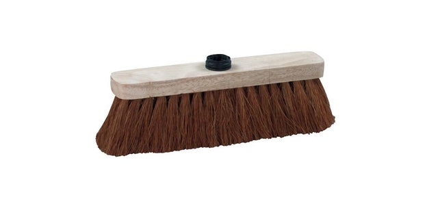 Tête de balai en bois NESPOLI Medium, extérieur, en coco, gros travaux