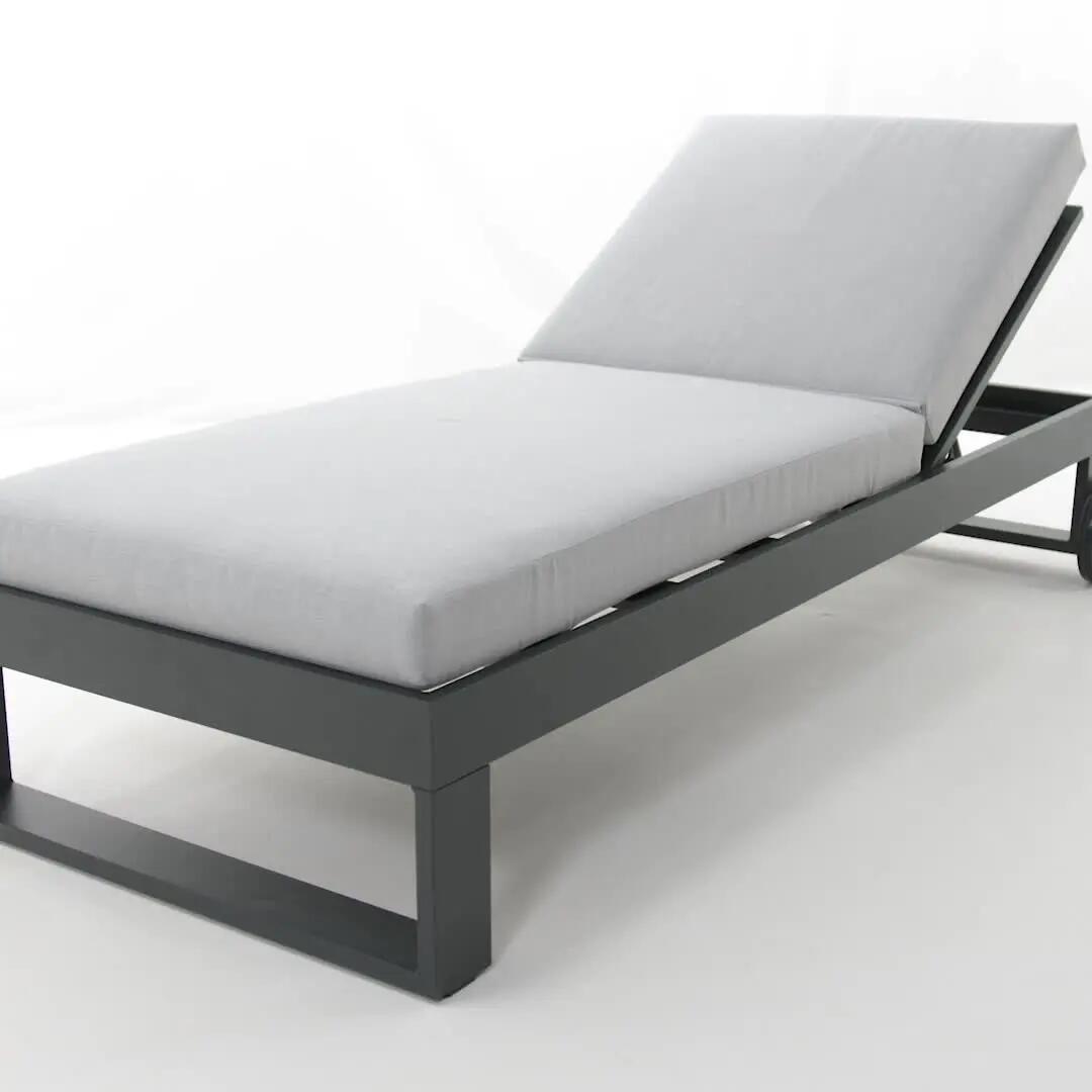 Canapé 2 places en aluminium gris Athena NATERIAL - 9