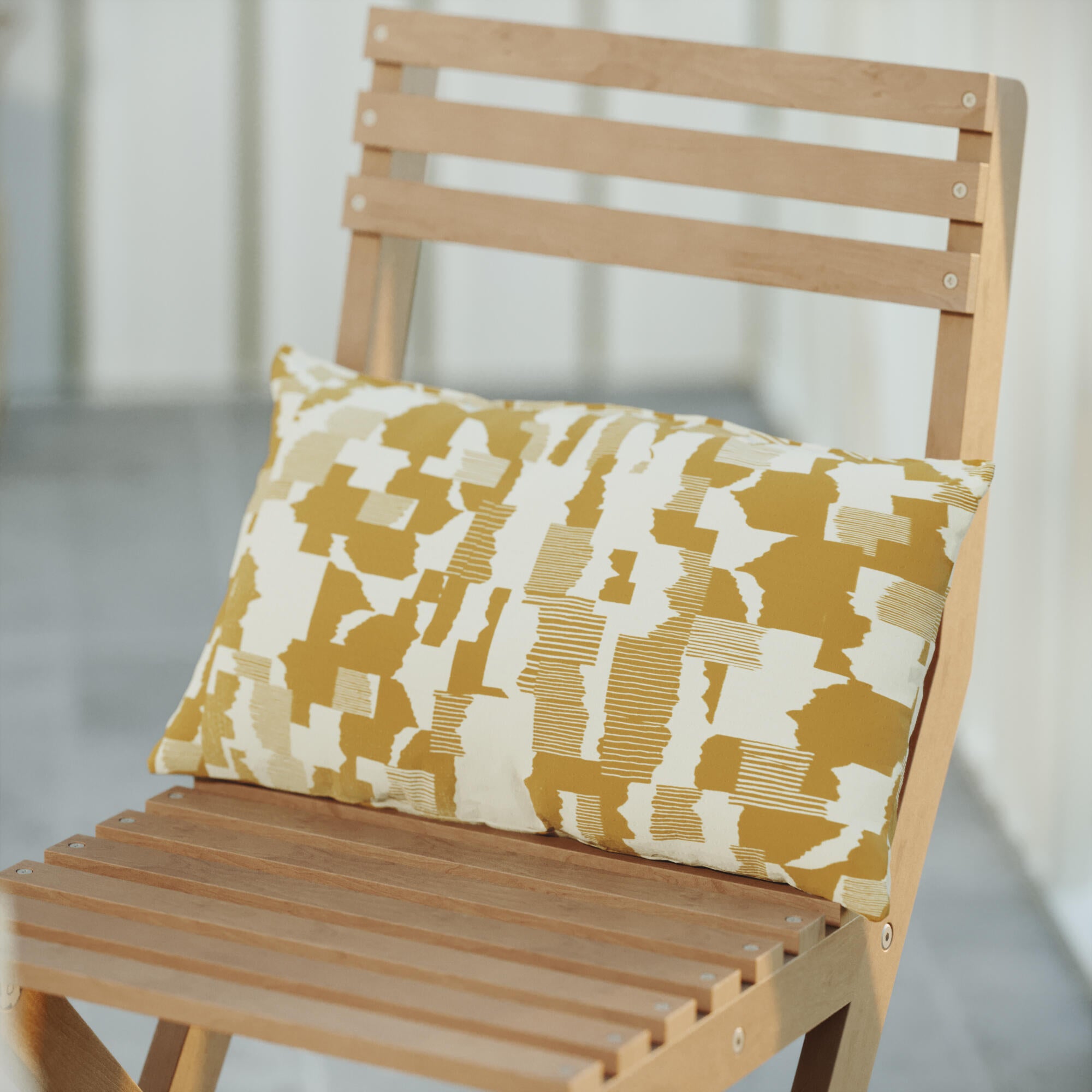 Almofada para exterior 45x30 cm retangular amarelo Naterial Arty - 18