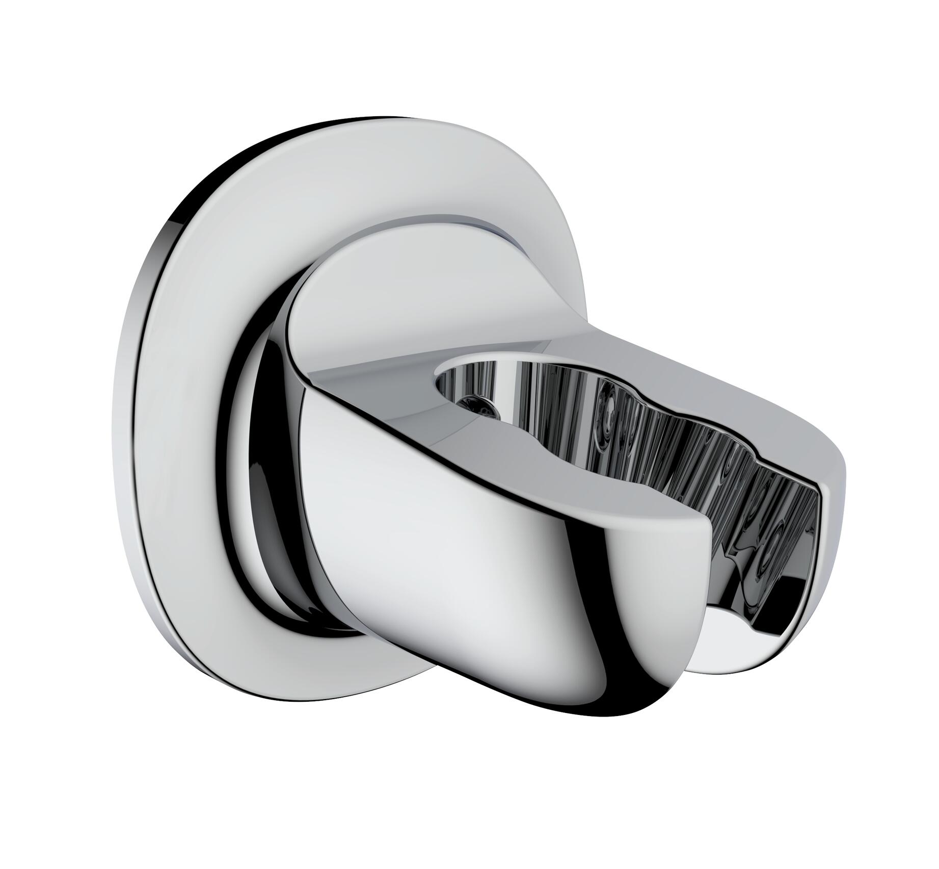Support mural de douche chrome Liberta sans perçage WENKO - 2
