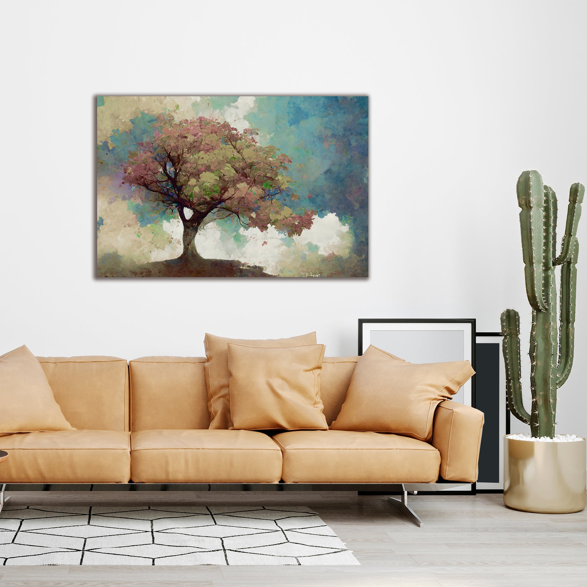 Pintura decorativa arboles 508 80x120 cm
