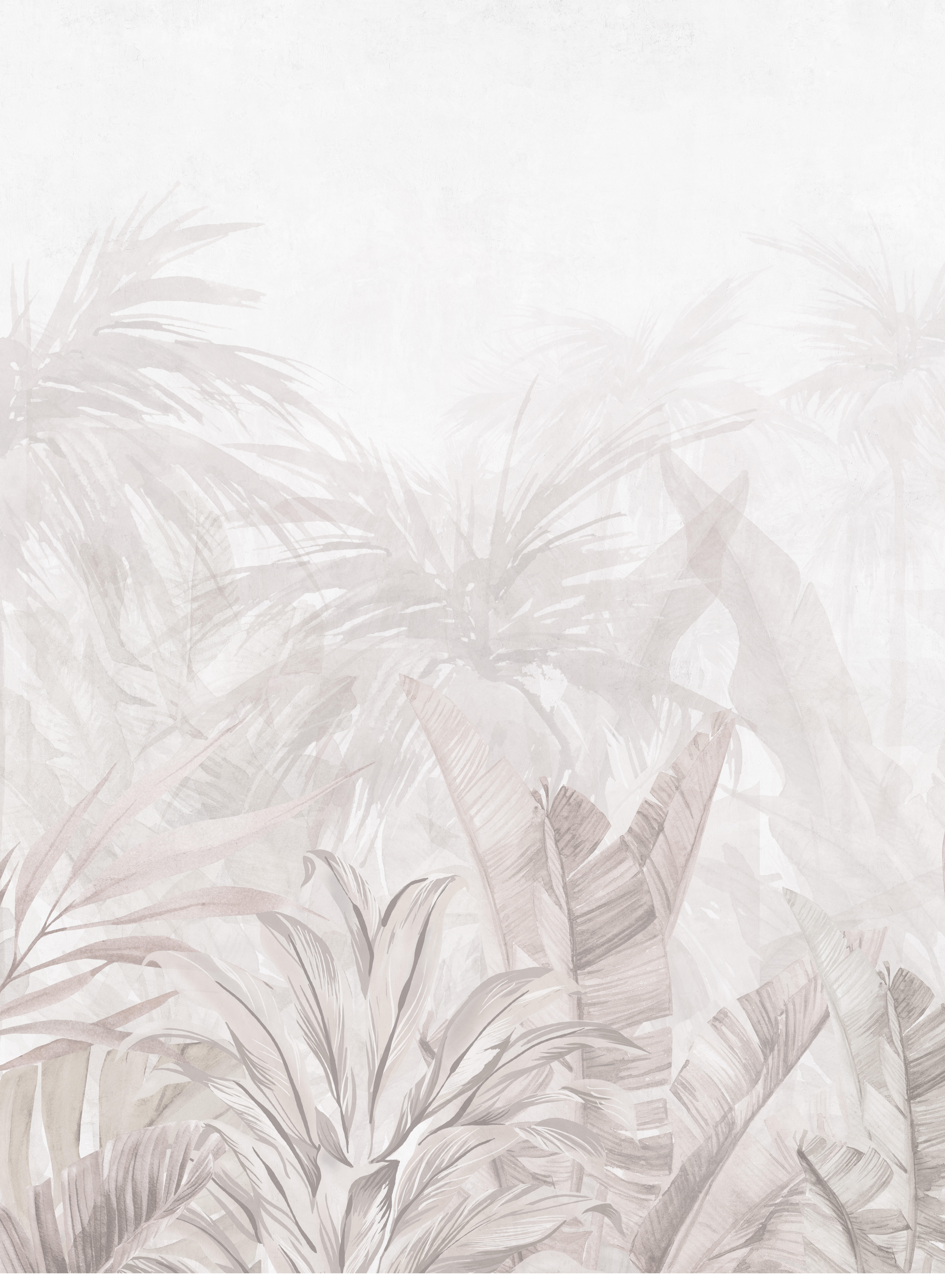 Mural adhesivo Pvc texturado limpieza con paño húmedo naturaleza Tropical Seen marrón 193 x 260 cm MOTIF - 6