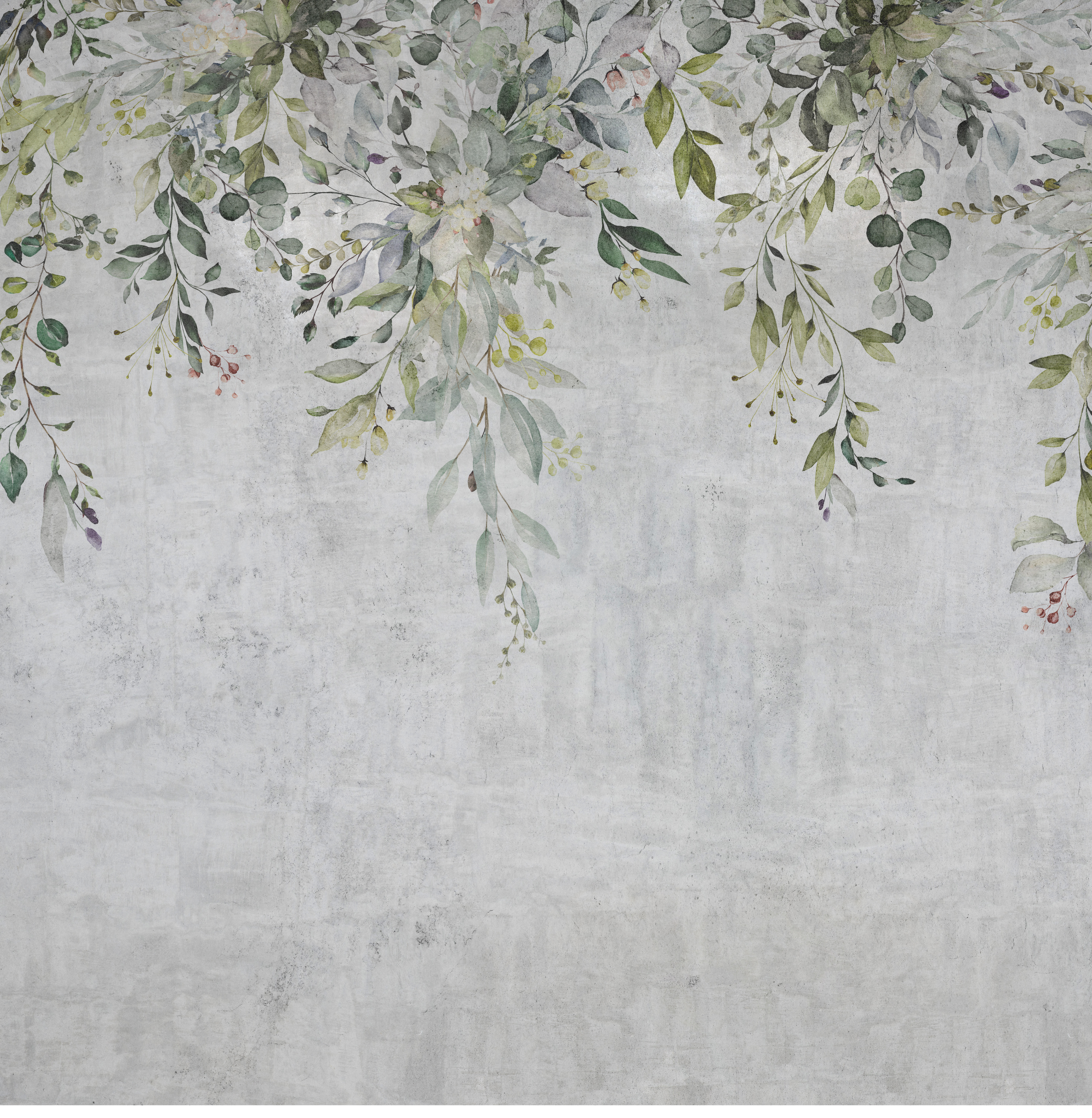 Mural adhesivo Pvc texturado limpieza con paño húmedo naturaleza Folia verde 257 x 260 cm MOTIF - 6