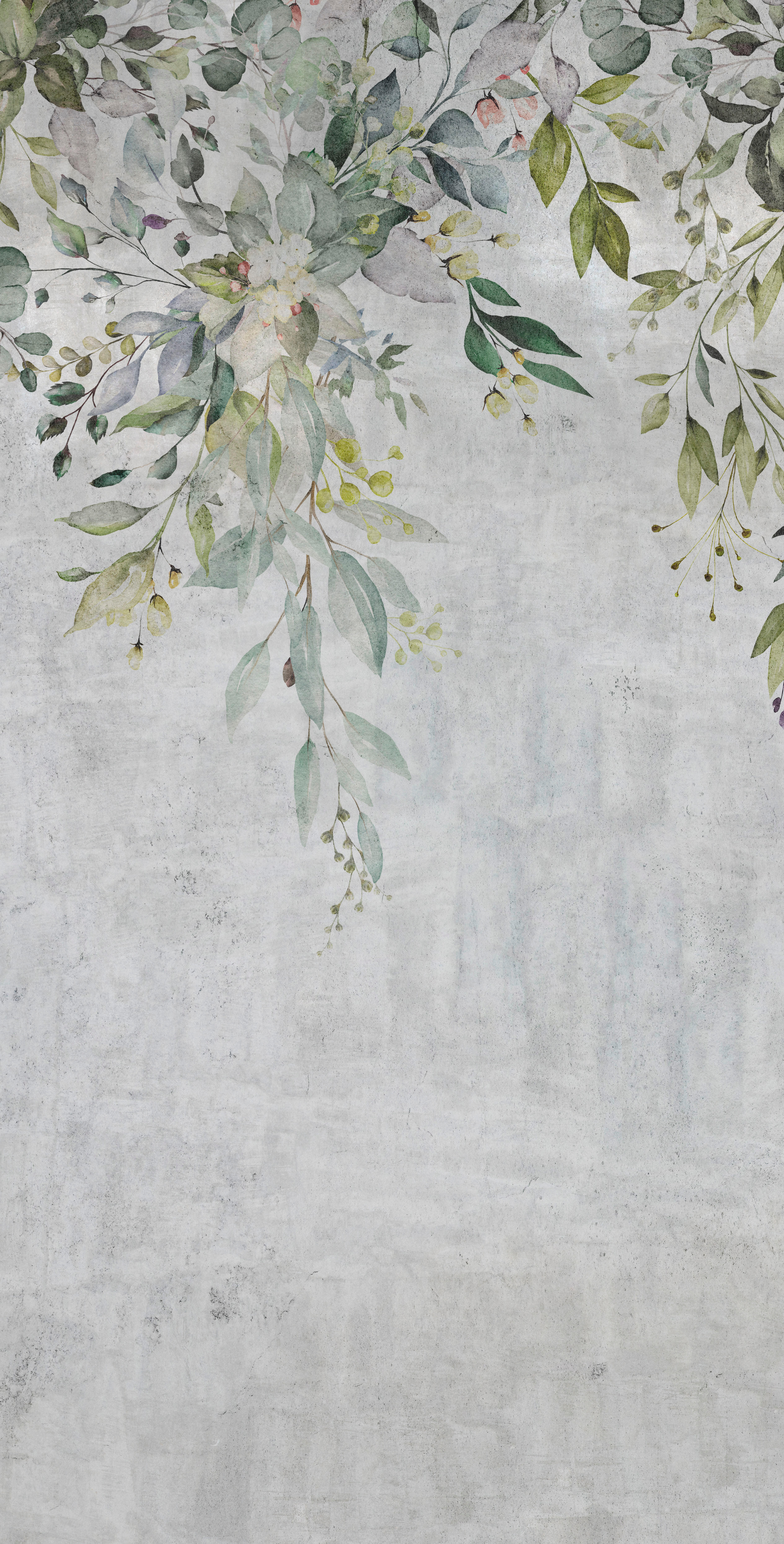 Mural adhesivo Pvc texturado limpieza con paño húmedo naturaleza Folia verde 132 x 260 cm MOTIF - 6