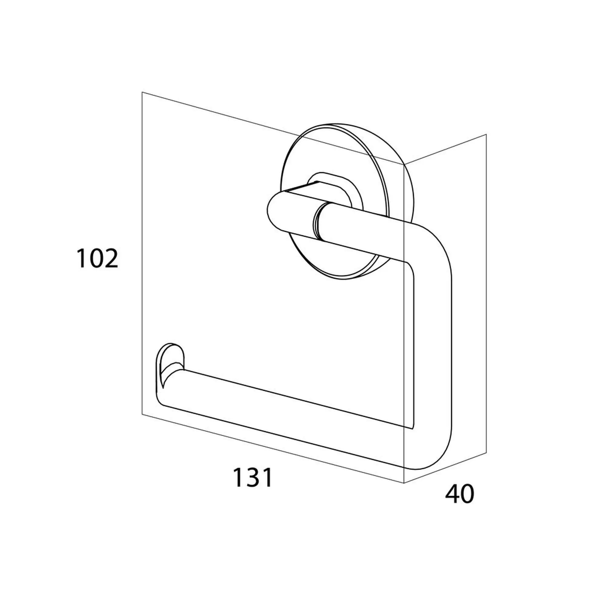 Uchwyt ścienny na papier toaletowy Cooper Tiger - 2