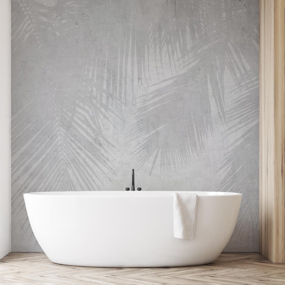 Papel pintado baño