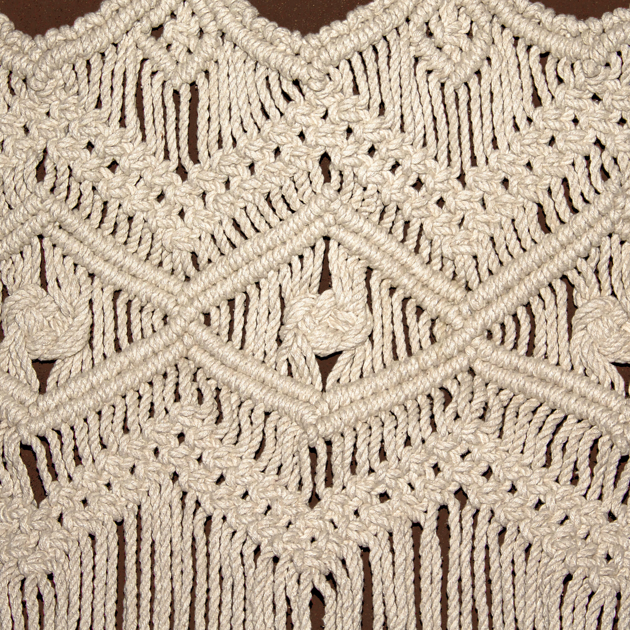 Painel decorativo perede macrame 40 x 60 cm Nº2 - 5
