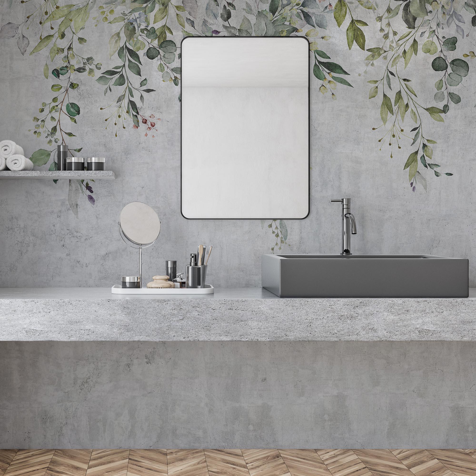 Mural adhesivo Pvc texturado limpieza con paño húmedo naturaleza Folia verde 132 x 260 cm MOTIF - 2