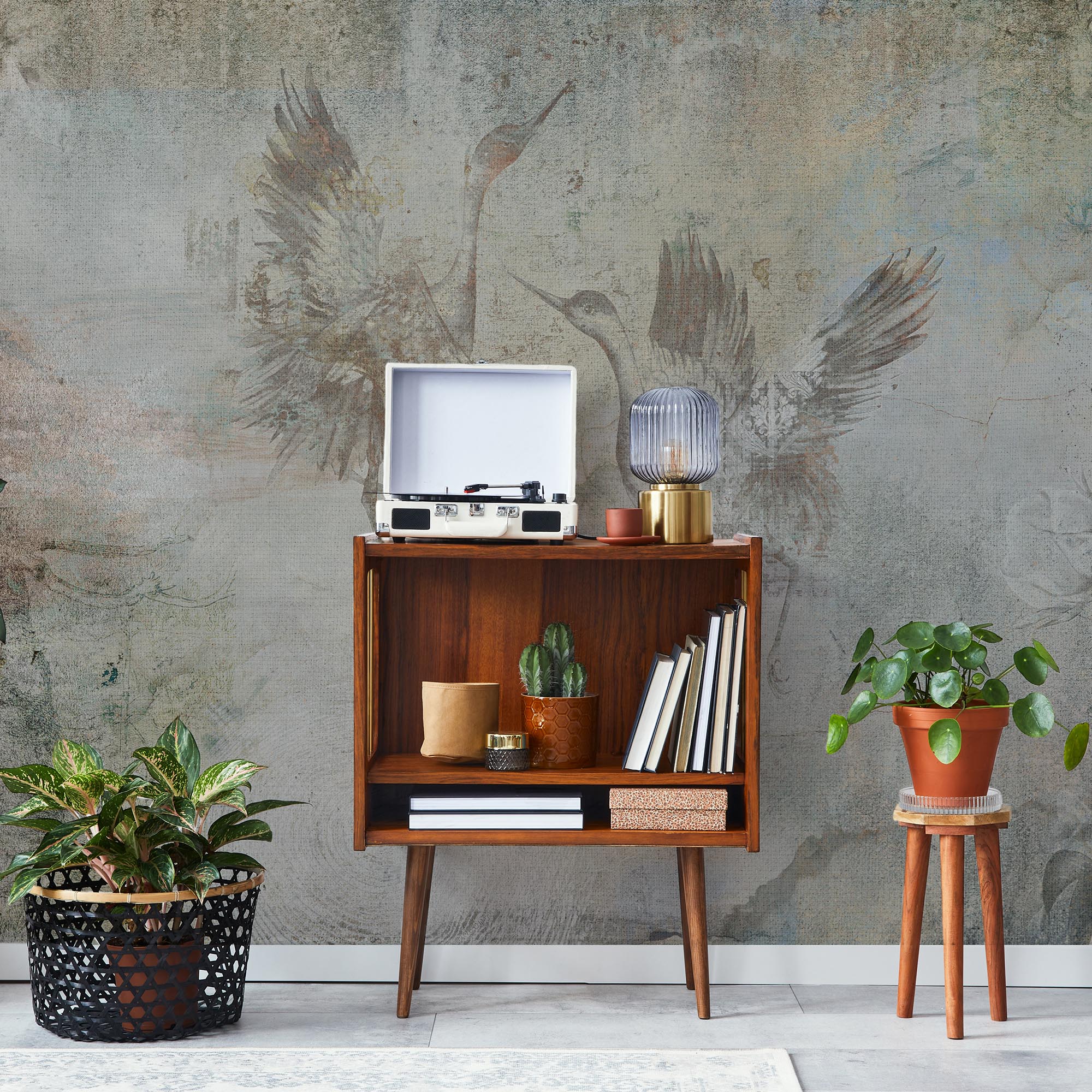 Mural pvc naturaleza darren marrón de 257 x 260 cm motif