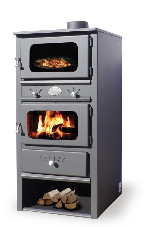 Estufa de leña ECO AMALFI-1 de 6 kw