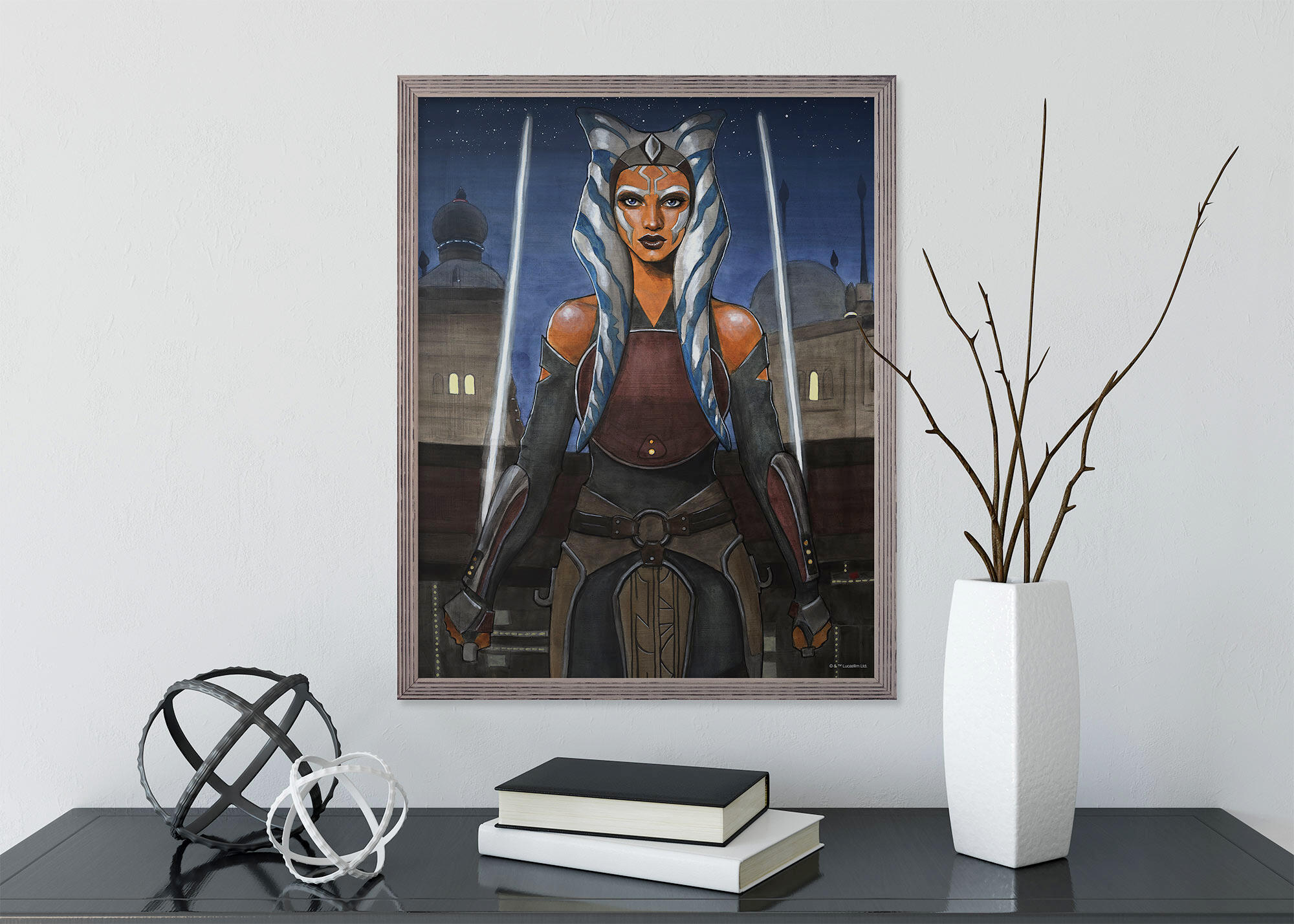 Affiche stars war ahsoka, muticolore KOMAR l.30 x H.40 cm | Leroy Merlin