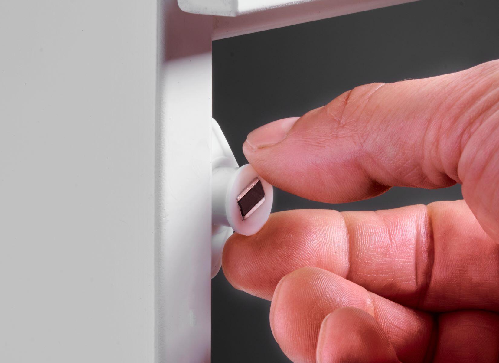 Lot de 2 magnets magnétique pvc HETTICH, L.16 x l.20 mm - 5