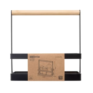 Portaspezie Girevole 3 Ripiani Acciaio Inox Nero - Lazy Susan Per Cucina - Foto 6