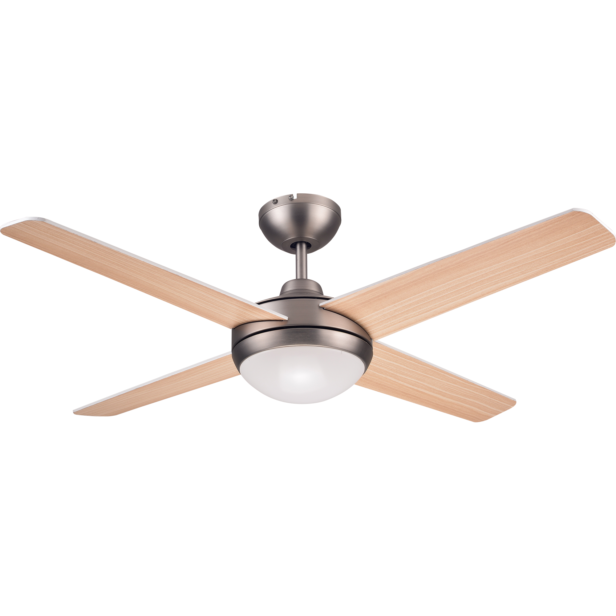 Ventilador de techo con luz silencioso DC Inspire Aveiro gris/beige 122 cm - 2