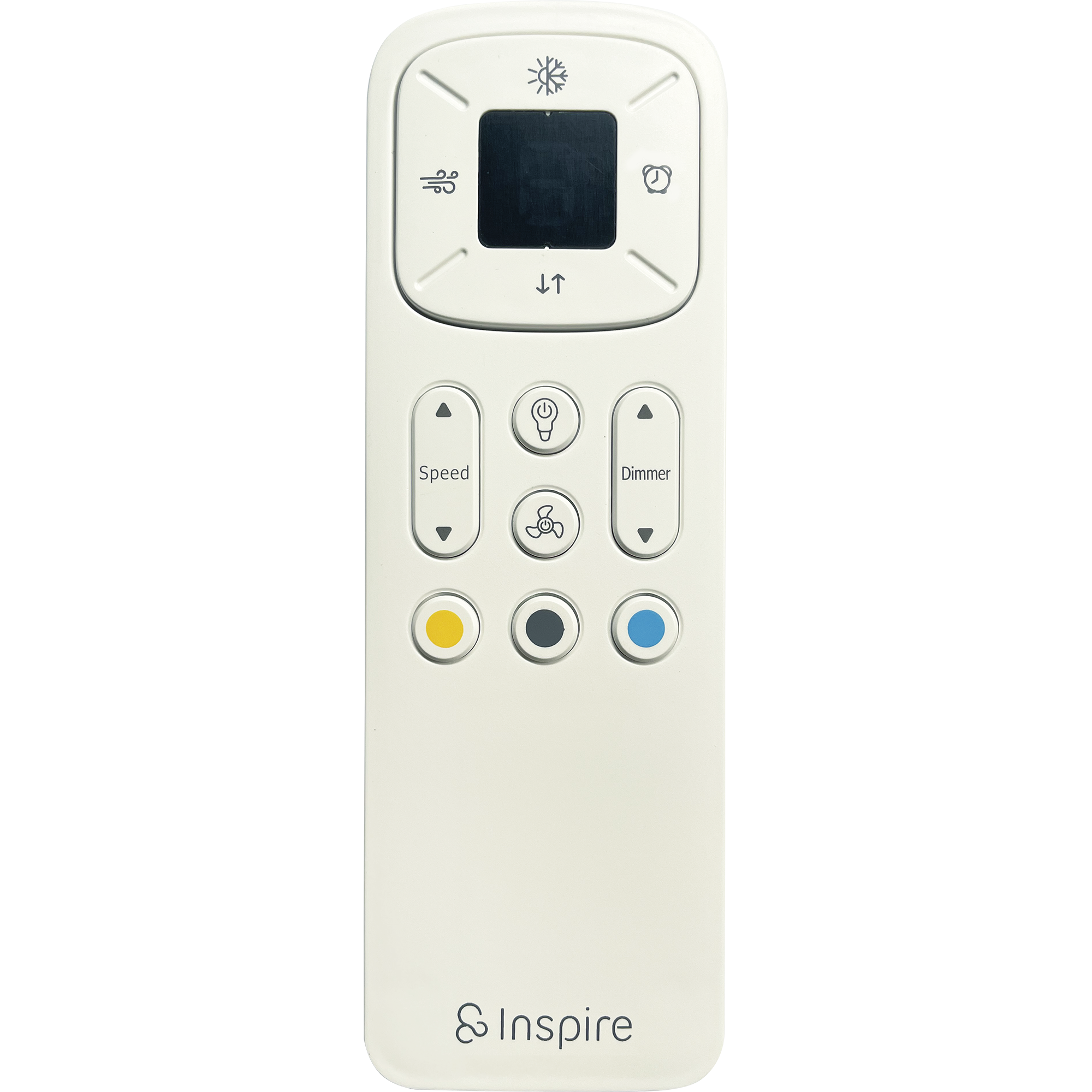 Ventilador de techo con luz silencioso DC Inspire Aveiro beige/blanco 91 cm - 12