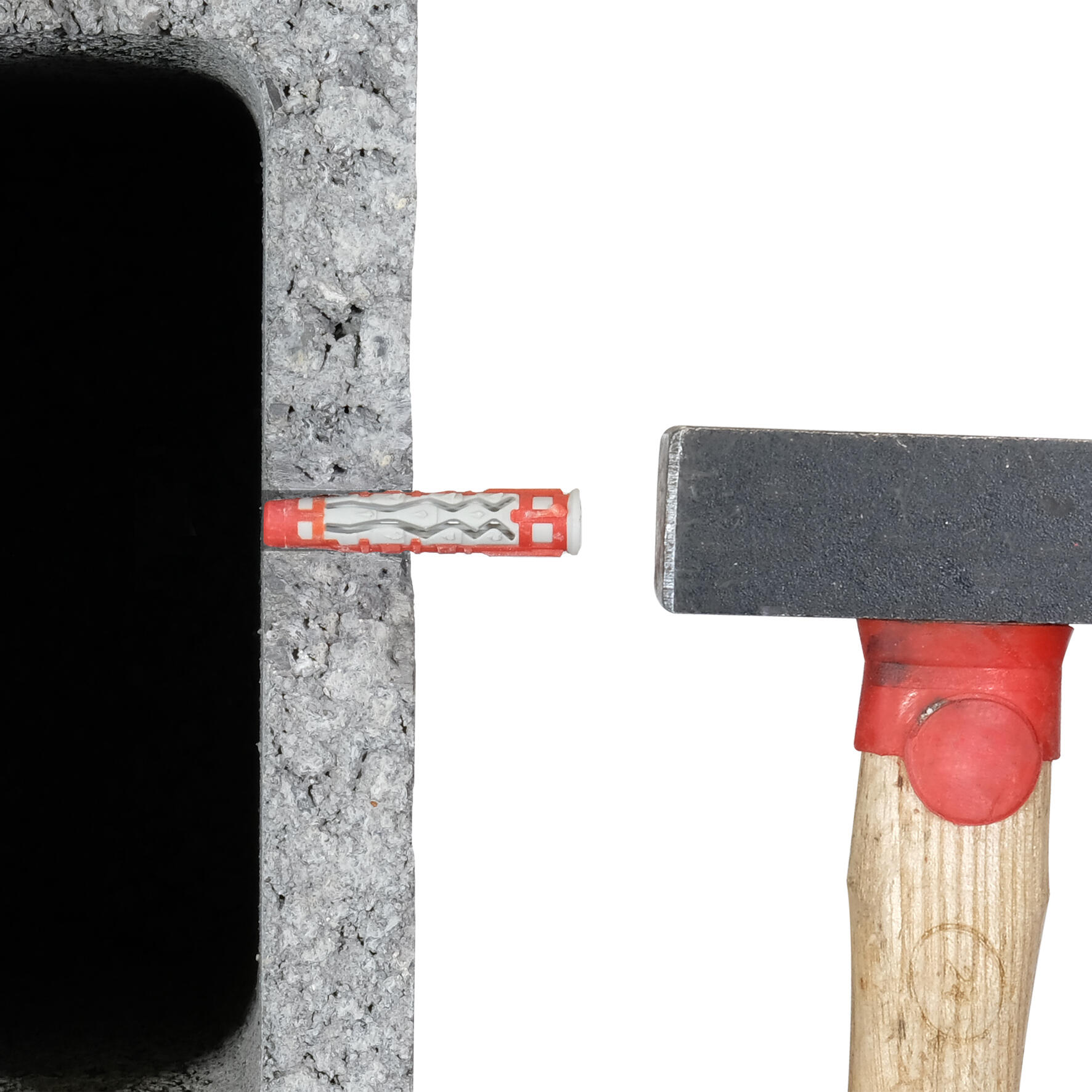 Lot de 40 chevilles MX RED HEAD, Diam.6 x 37mm + vis TR Diam.4 x 45mm - 5