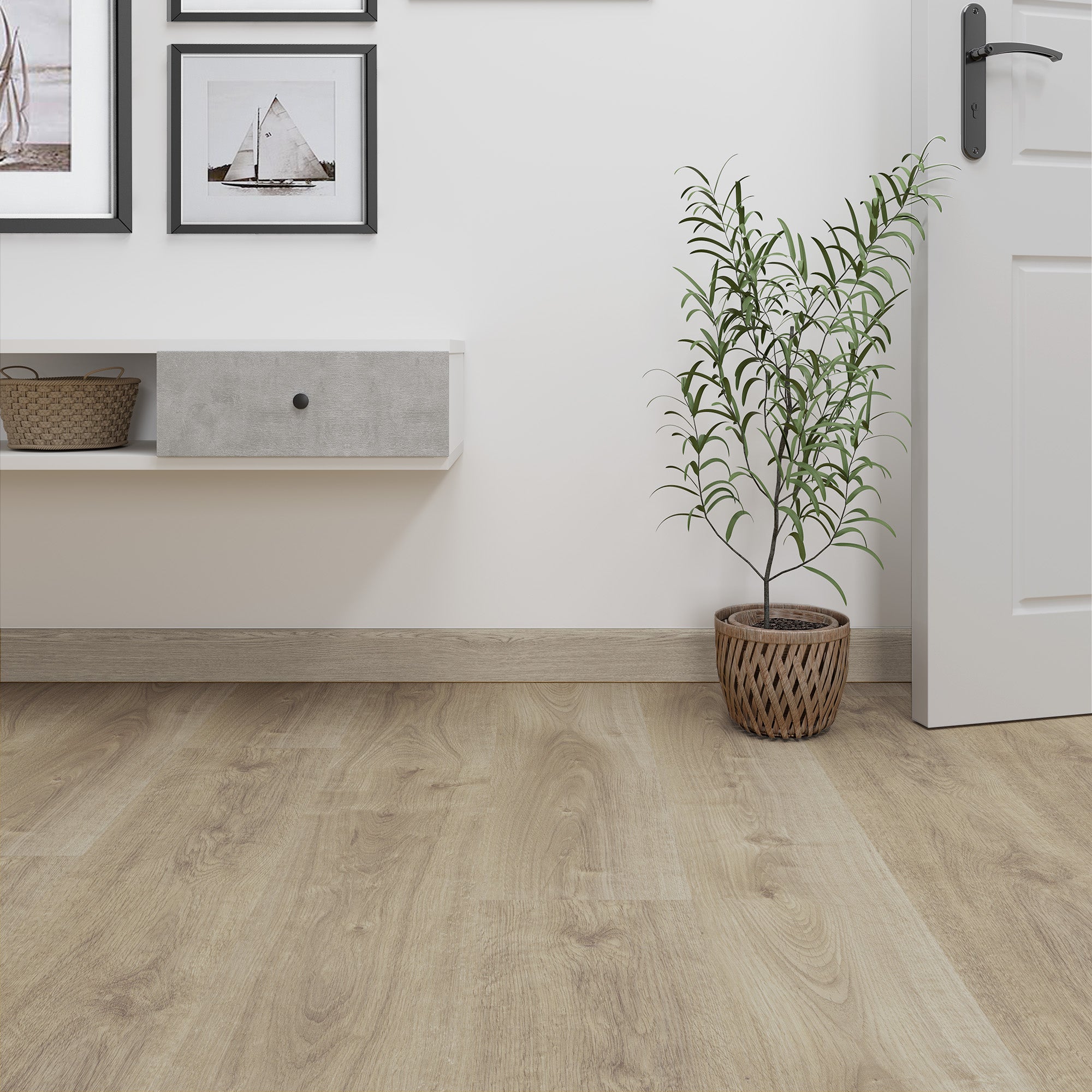 Plinthe mdf, décor 100, H. 7.8, Ep.14 mm ARTENS - 3