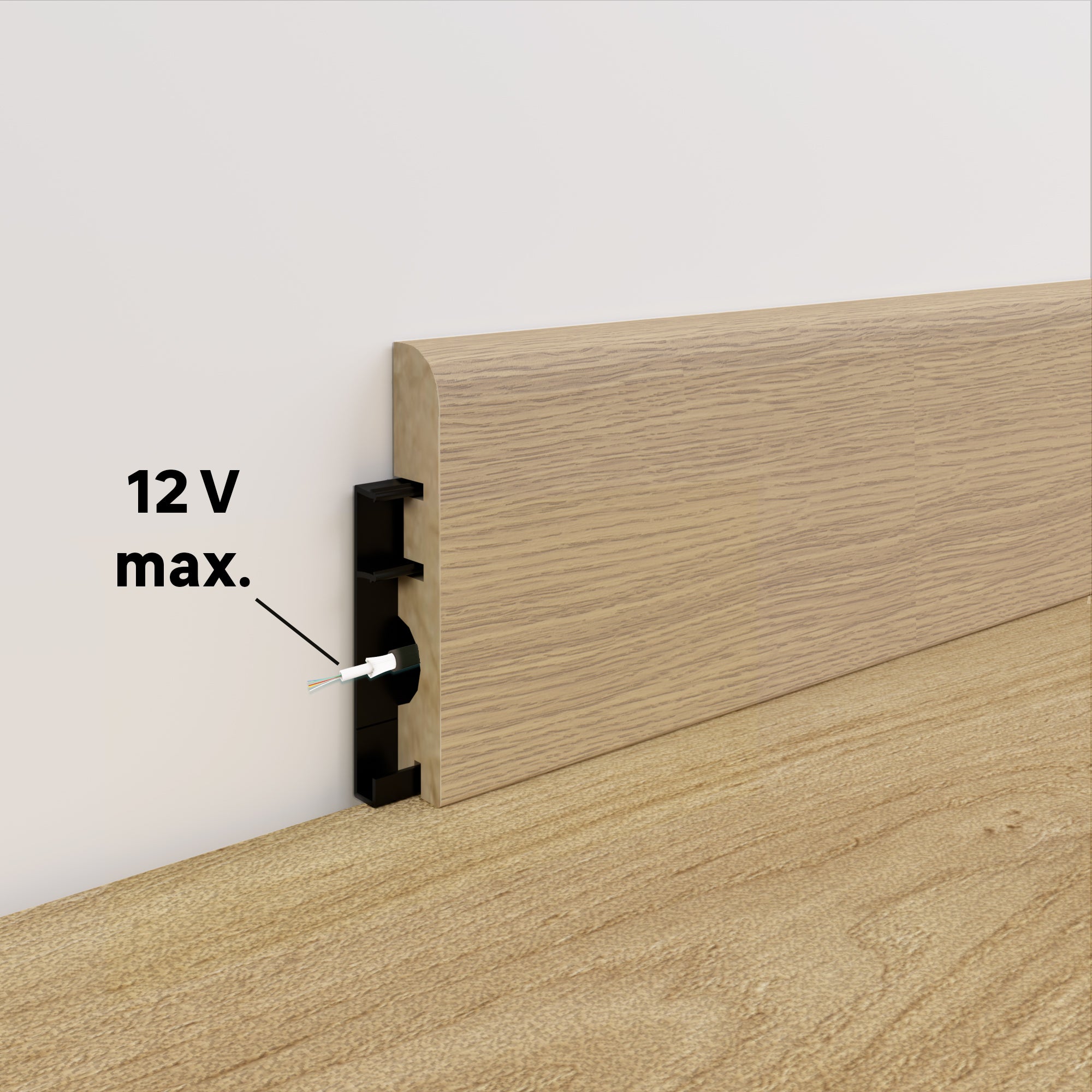 Plinthe mdf, décor 10, H. 7.8, Ep.14 mm ARTENS - 2