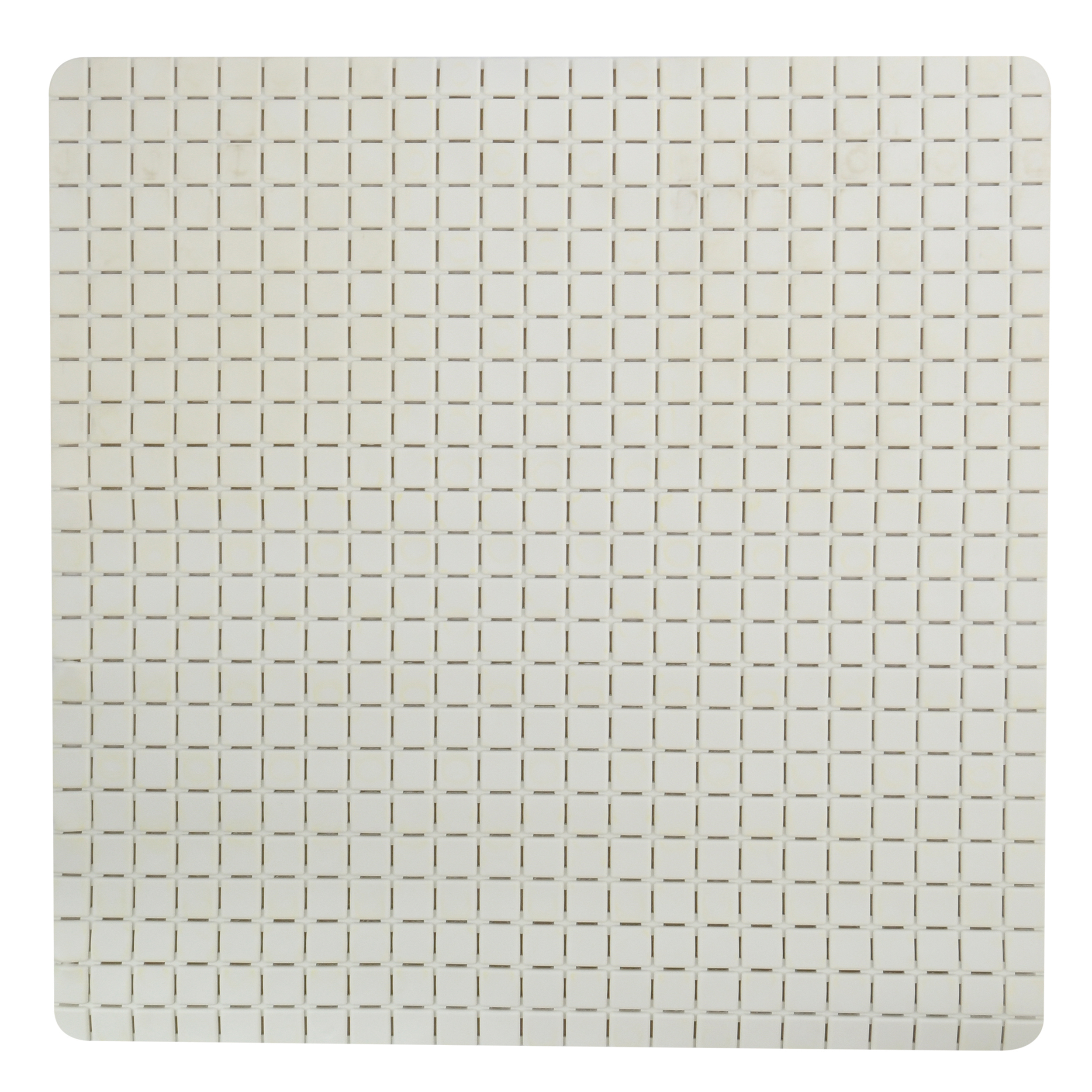 Alfombra antideslizante quadro blanco 54x54 cm