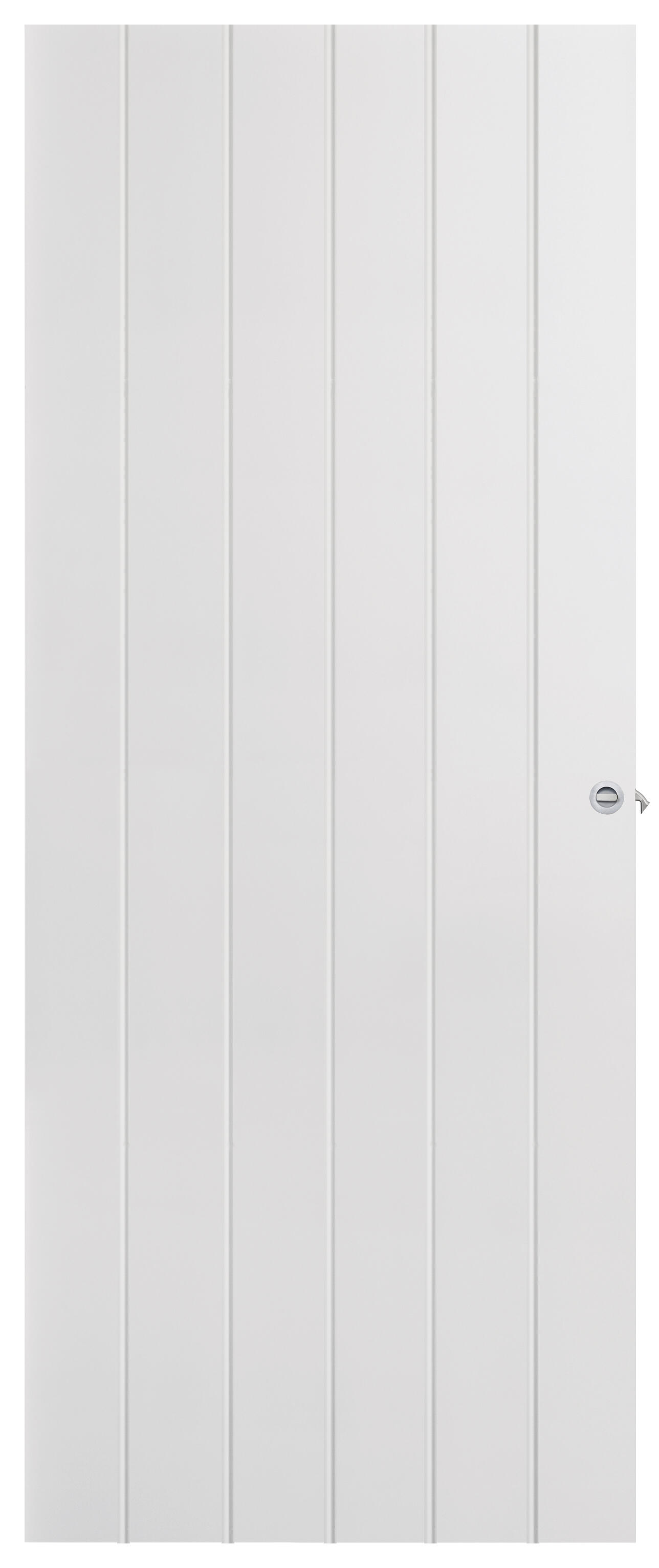 Puerta de interior corredera chicago blanco line plus uñero y condena 62.5 cm