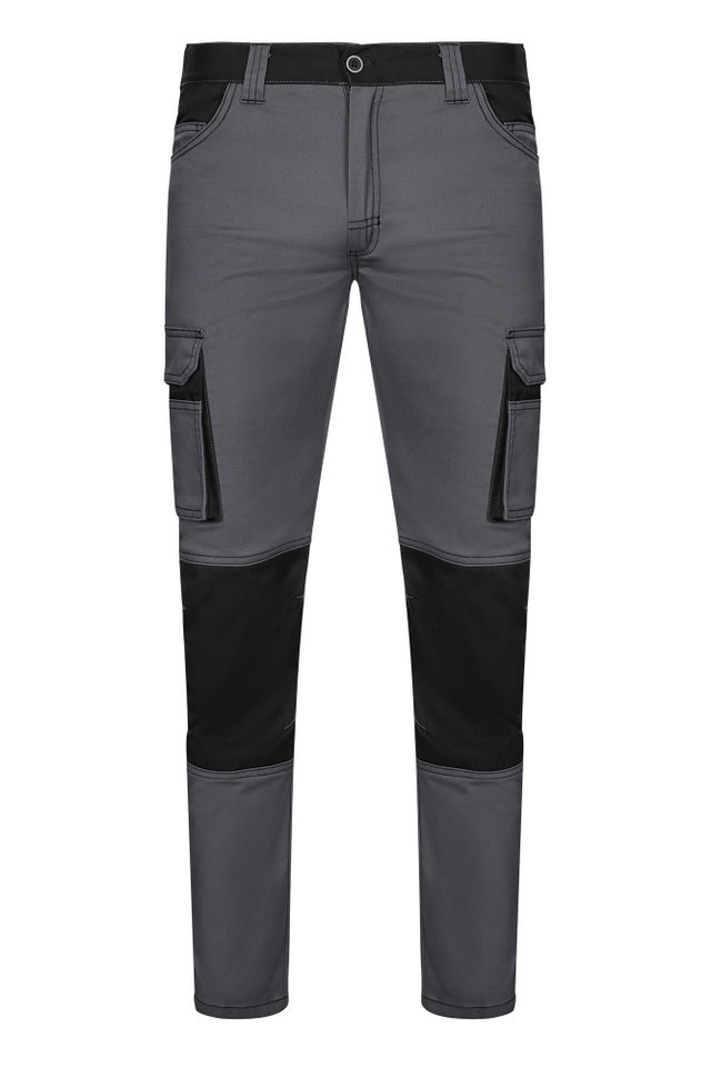 Calça de trabalho stretch cinza/preto 38 Velilla