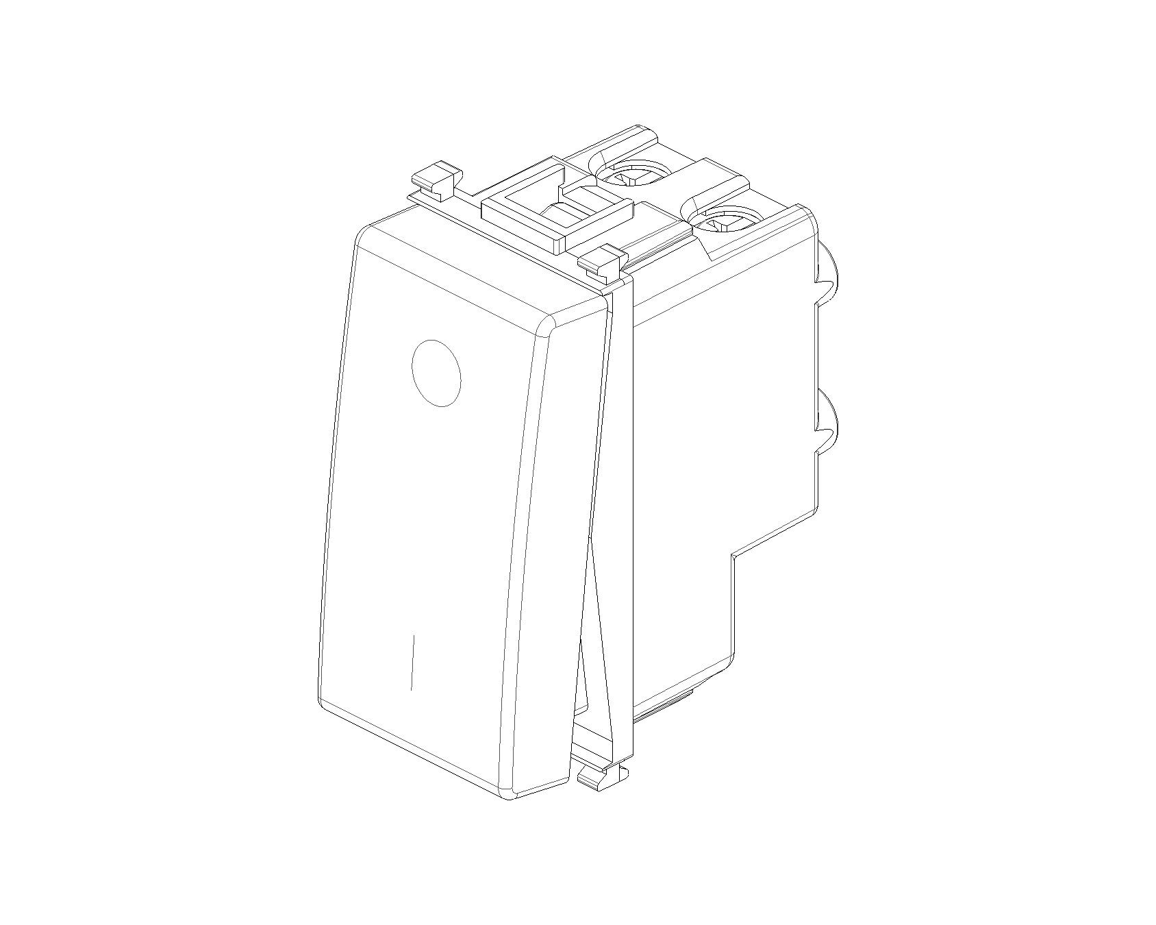 Interruttore bipolare 14015.AB antibatterico Plana VIMAR bianco - 4