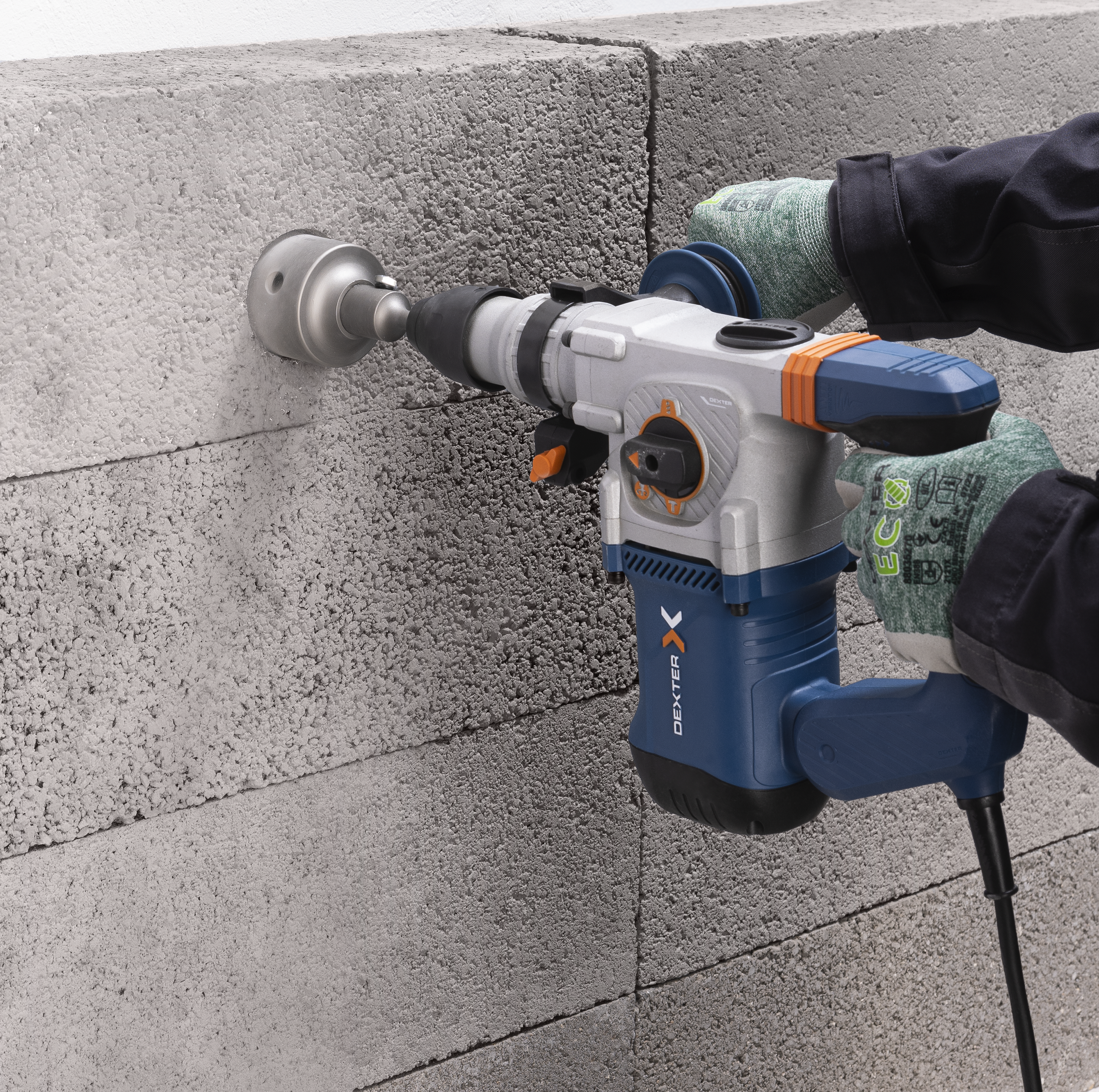 Otwornica do betonu SDS+ 83 mm + trzpień DEXTER - 2