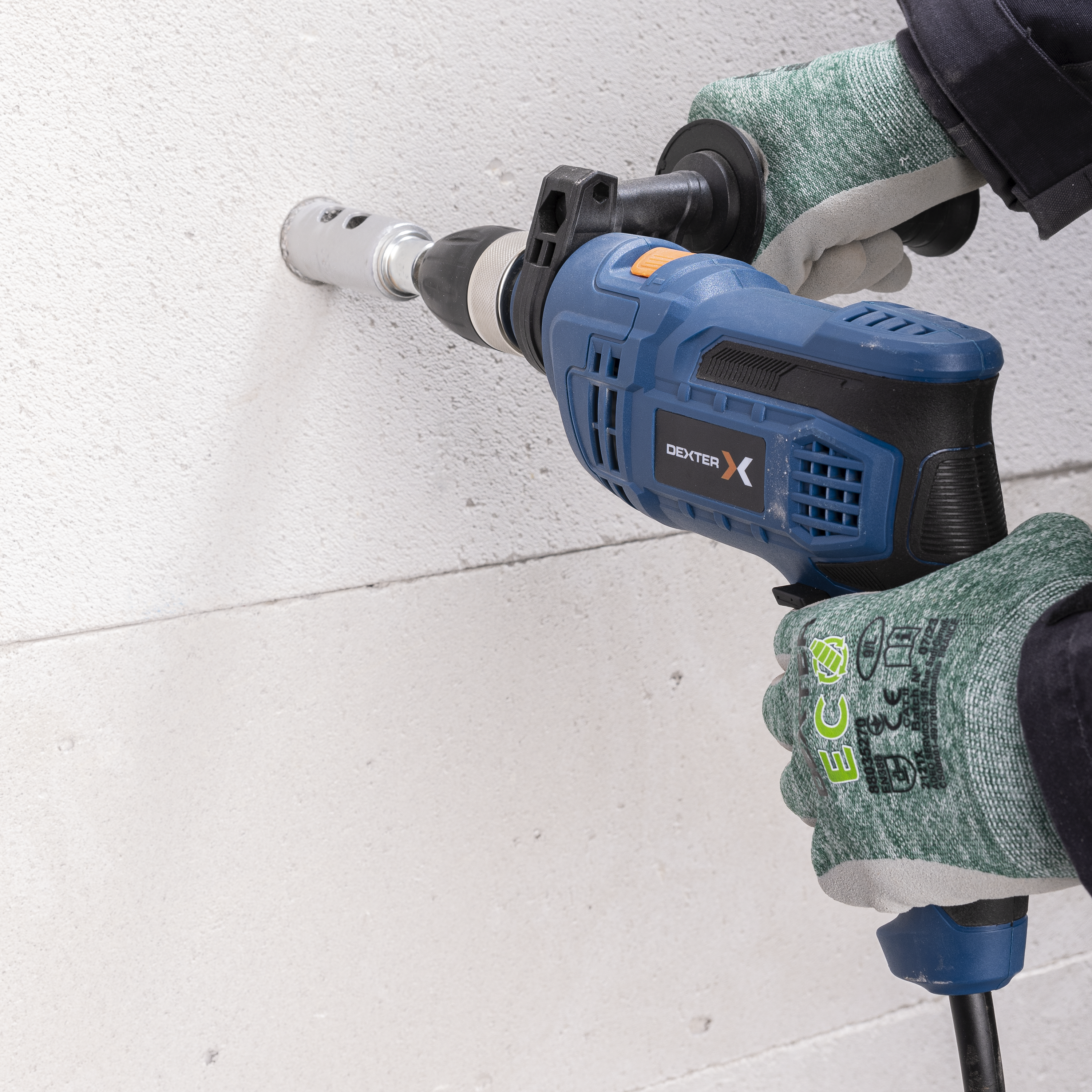 Berbequim percutor com fio 900W 3000 rpm Dexter 900ID2.5 - 10