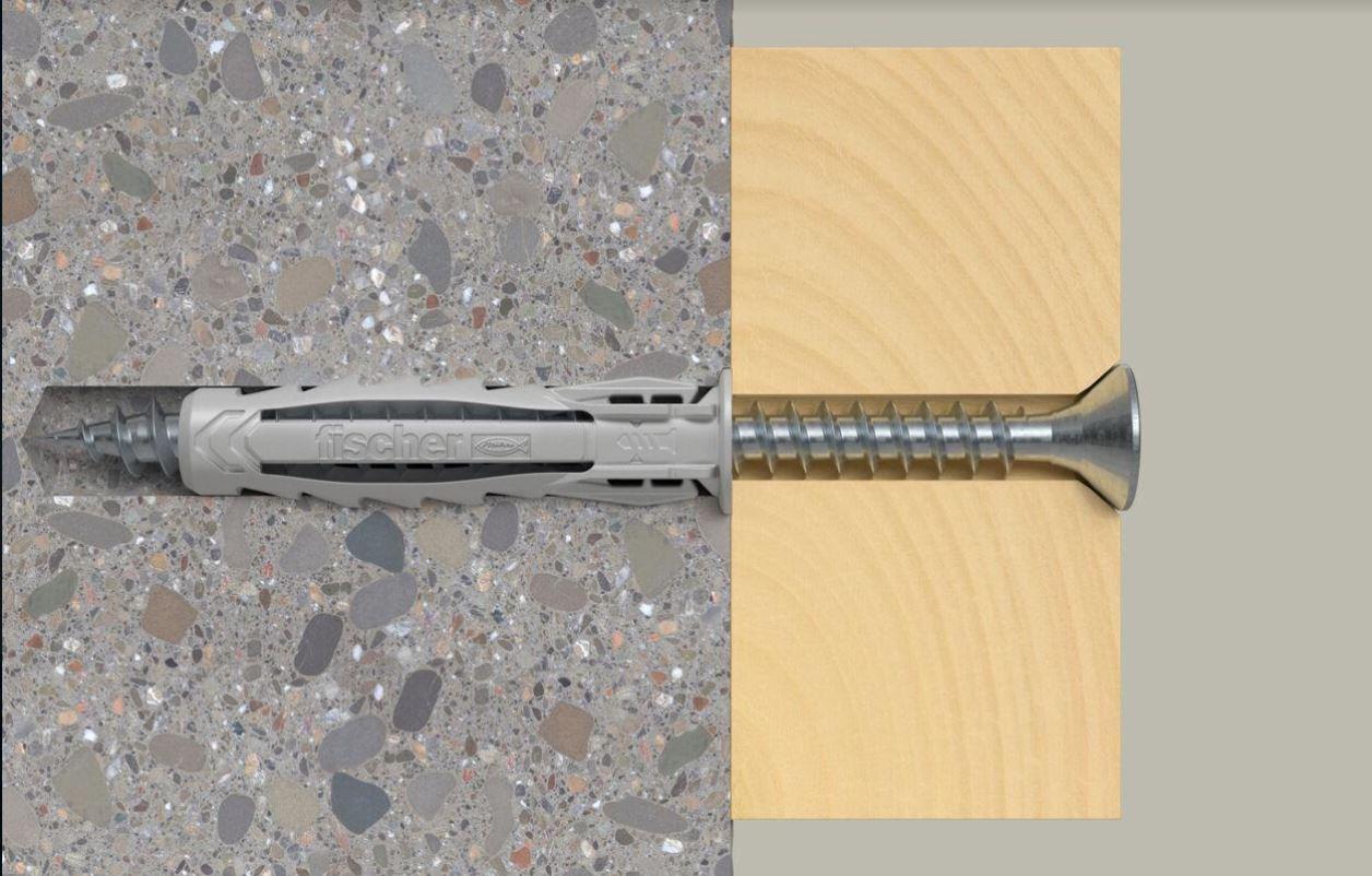 100 cheville à expansion nylon SX Plus FISCHER, Diam.8 x L.40 mm - 4