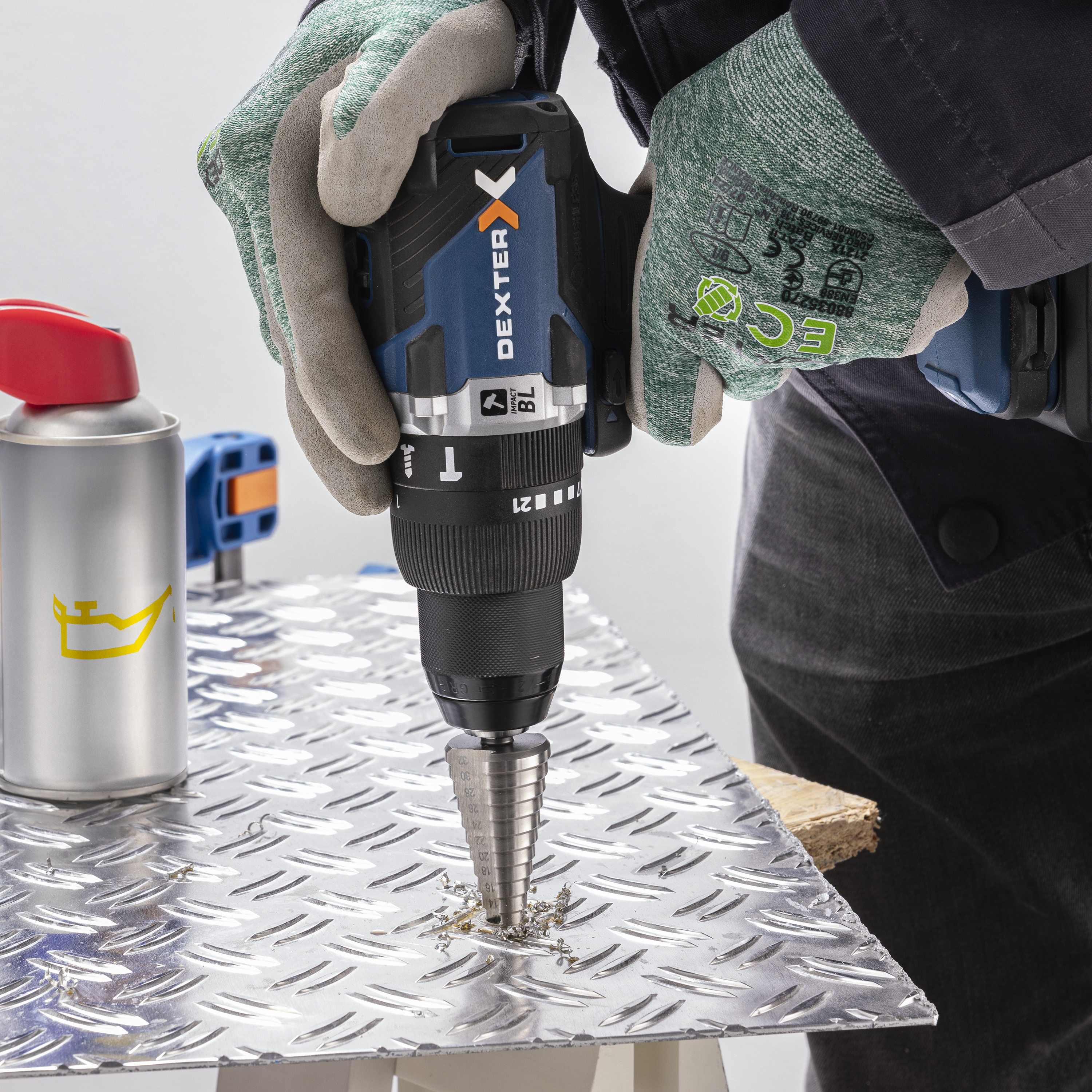 Broca escalonada HSS para metal 4-32 mm Dexter - 5