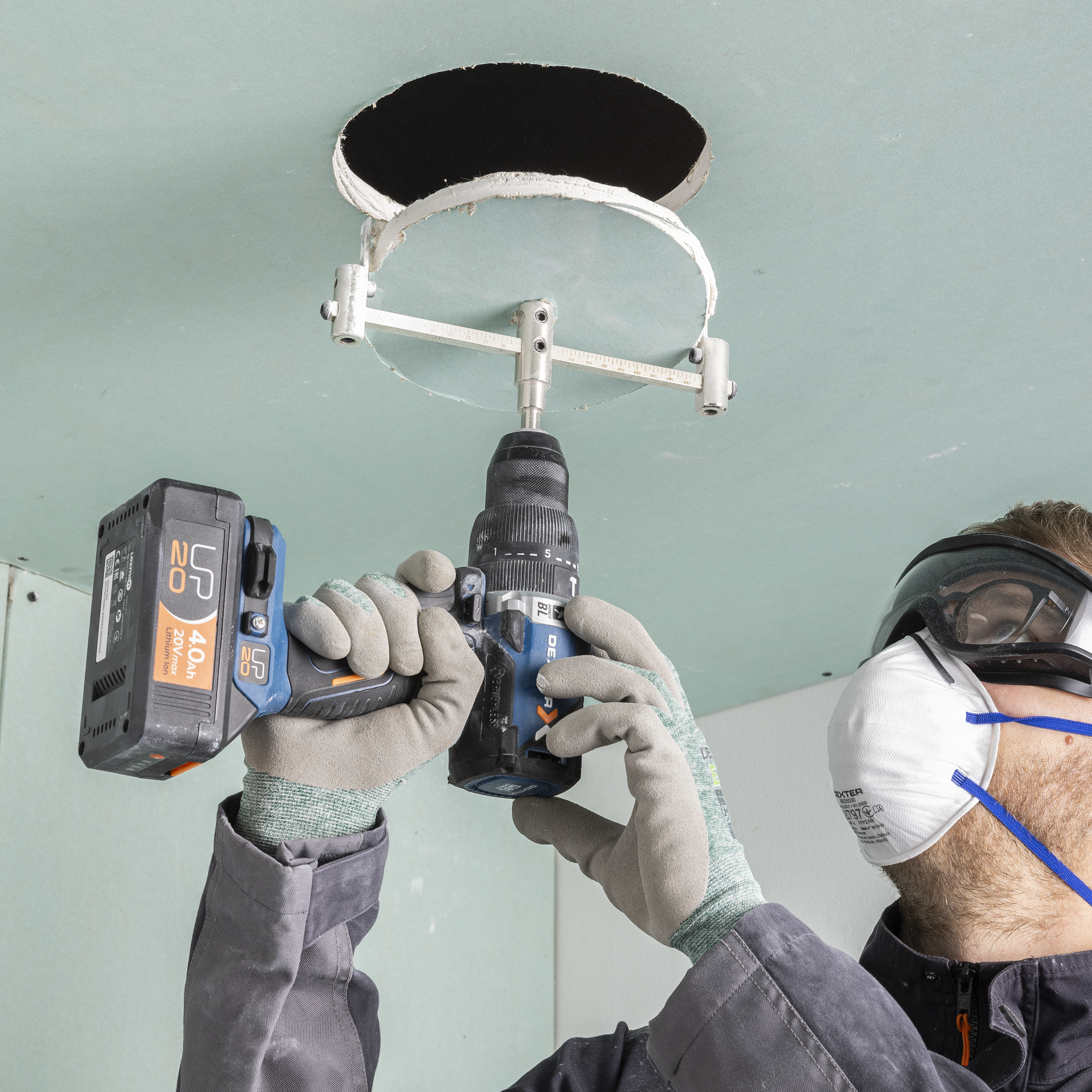 Broca craneana ajustável para madeira e gesso Ø30 a 200 mm Dexter - 4