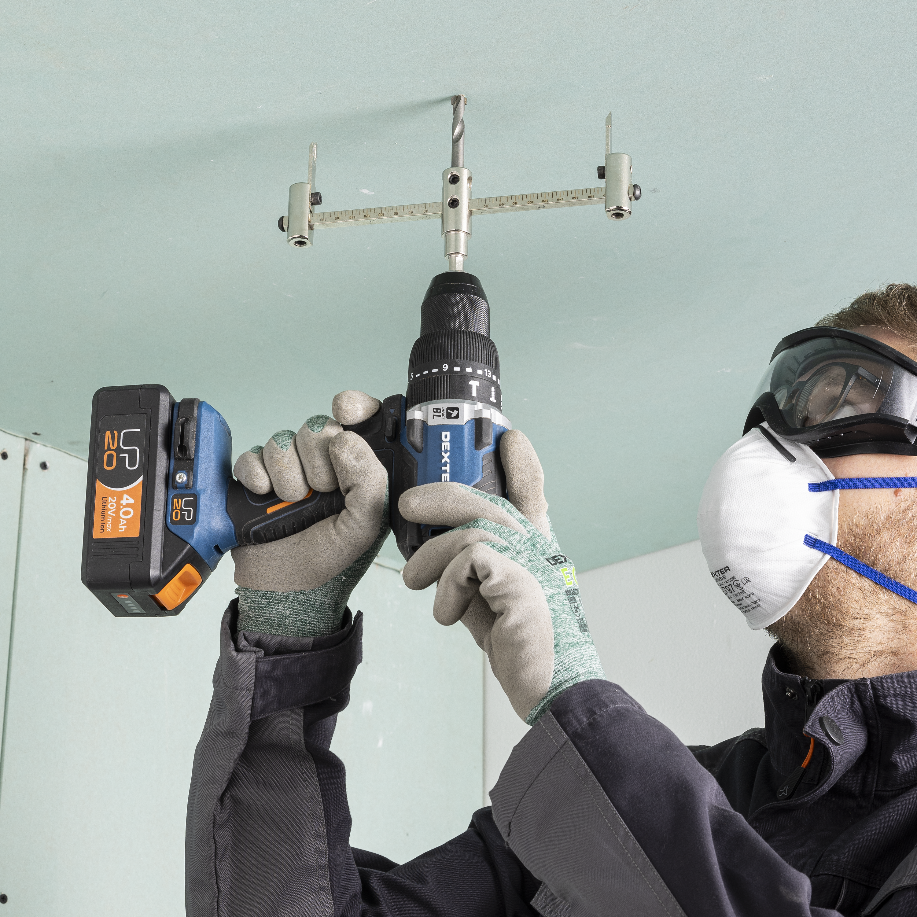 Broca craneana ajustável para madeira e gesso Ø30 a 200 mm Dexter - 8