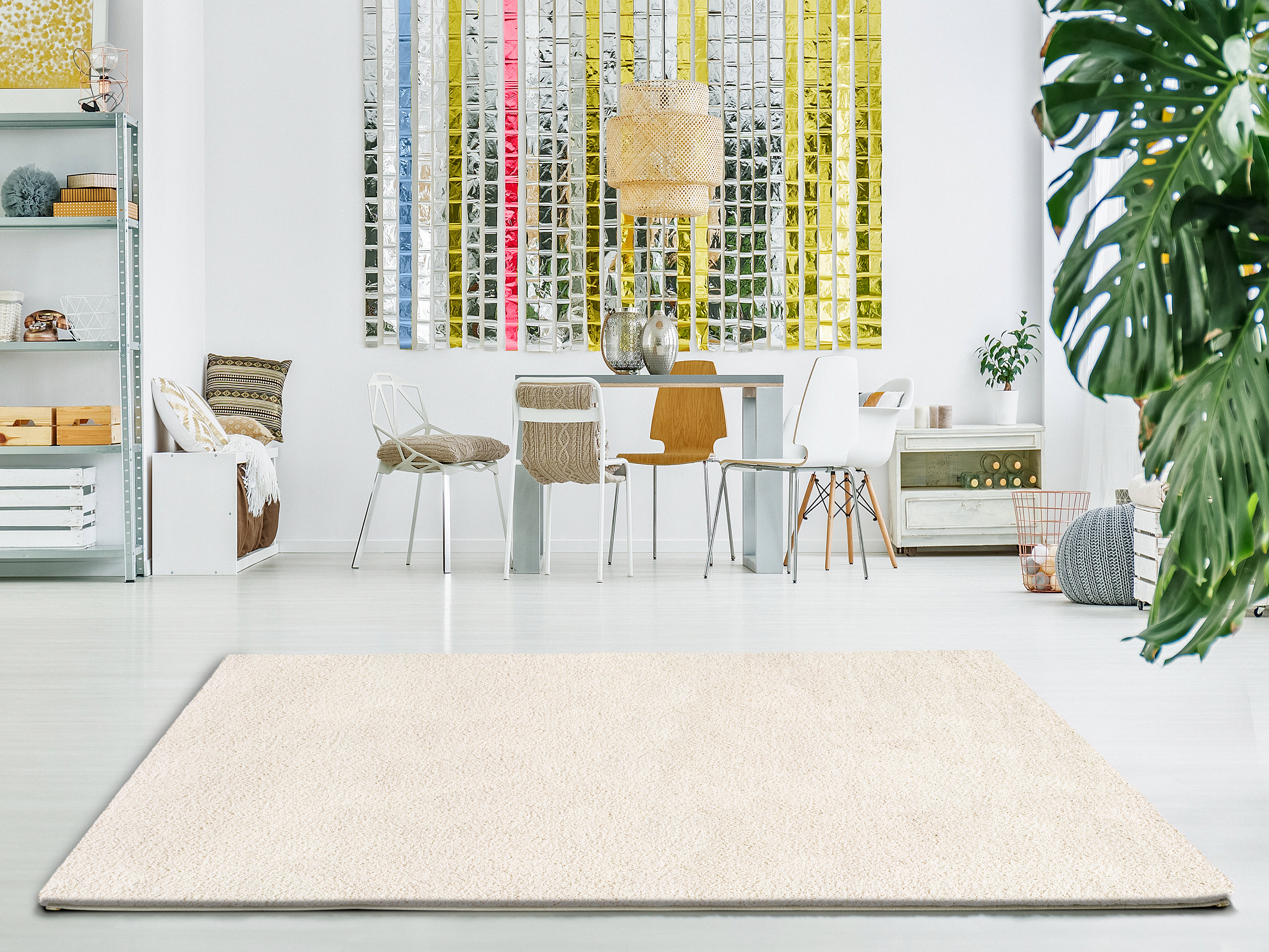 Tapete Atlas 190x290cm branco - 2