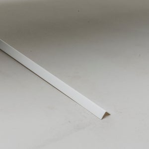 Perfil U De Aluminio Lacado Blanco - Medidas 20 X 2 Mm, Longitud 1 Metro, Para Proyectos De Bricolaje Y Carpintería