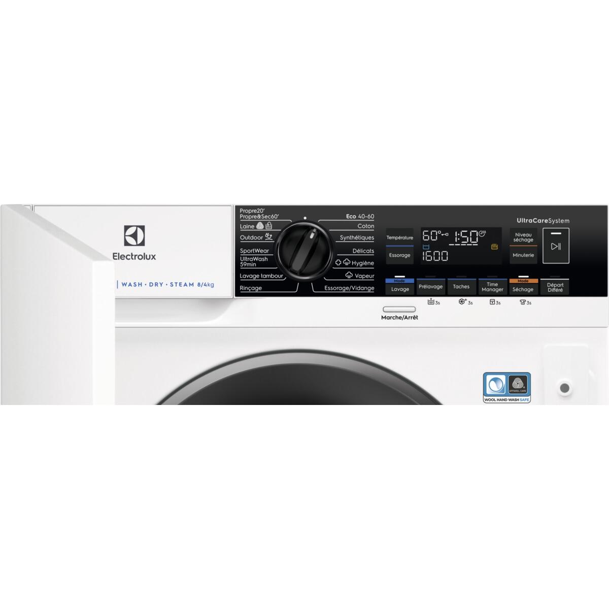 Lave Linge Séchant Tout Intégrable  EW8W3816BI ELECTROLUX - 2