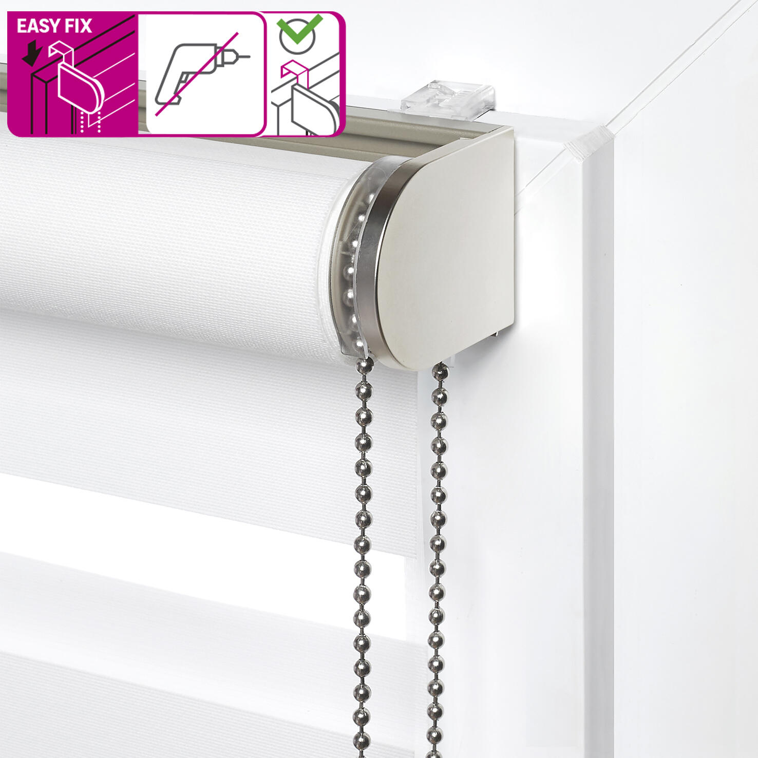 Estore de rolo 45x190 cm bolero branco Inspire - 5