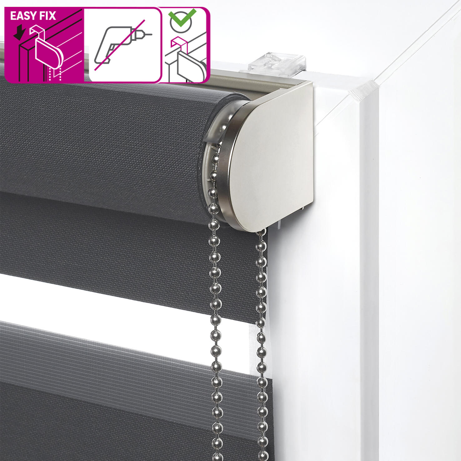 Estore de rolo 55x190 cm bolero paris Inspire - 4