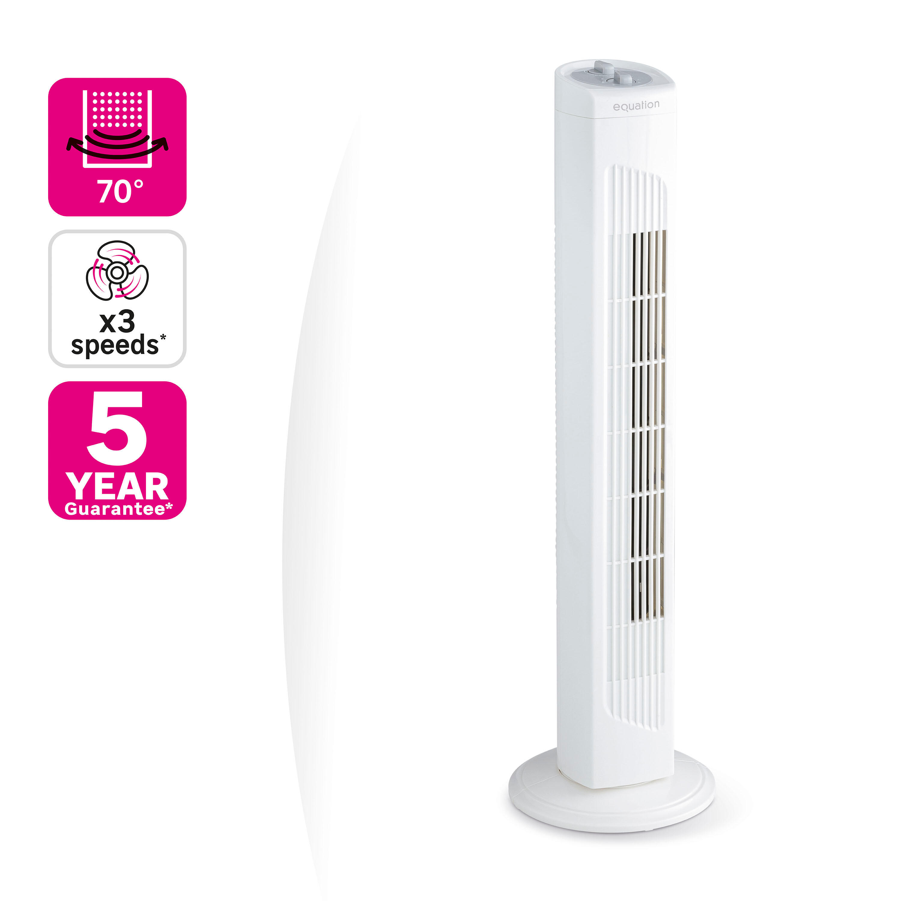 Torre de ventilação Equation tower2 45w 75cm br - 8