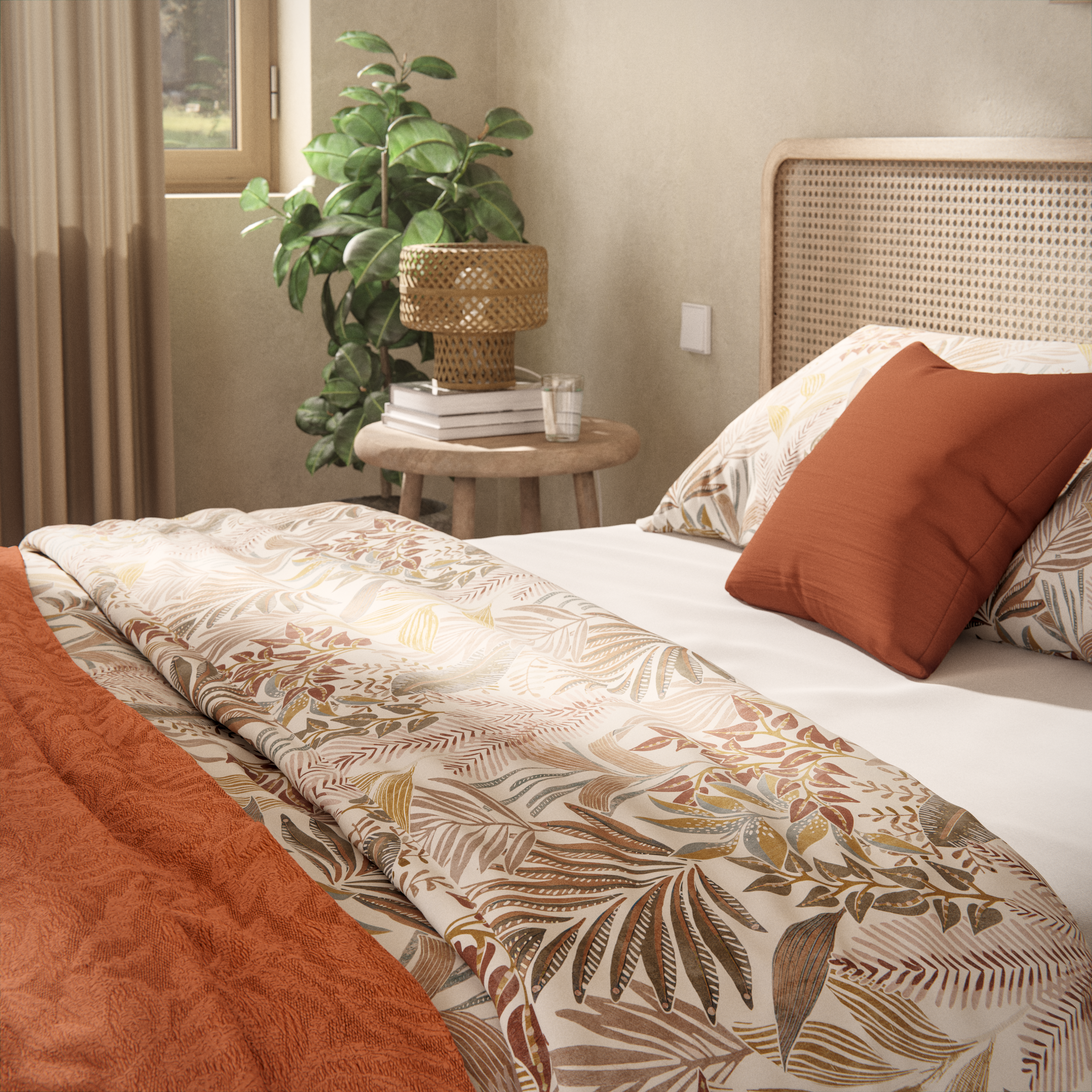 Candeeiro de mesa PANGA INSPIRE 21cm 1 luz bamboo - 14