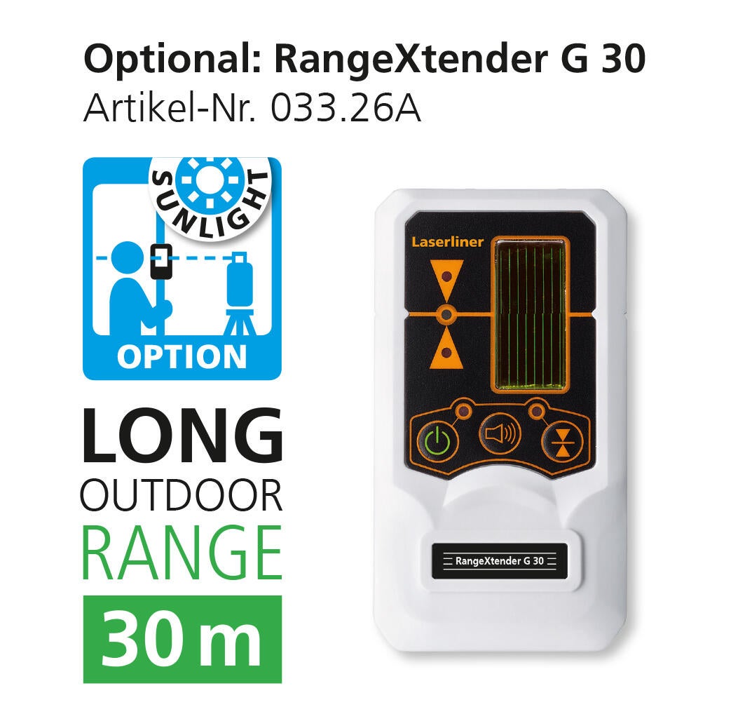 Nivel láser LASERLINER autoestabilizante para trípode de 0.4 mm a 10 m - 21