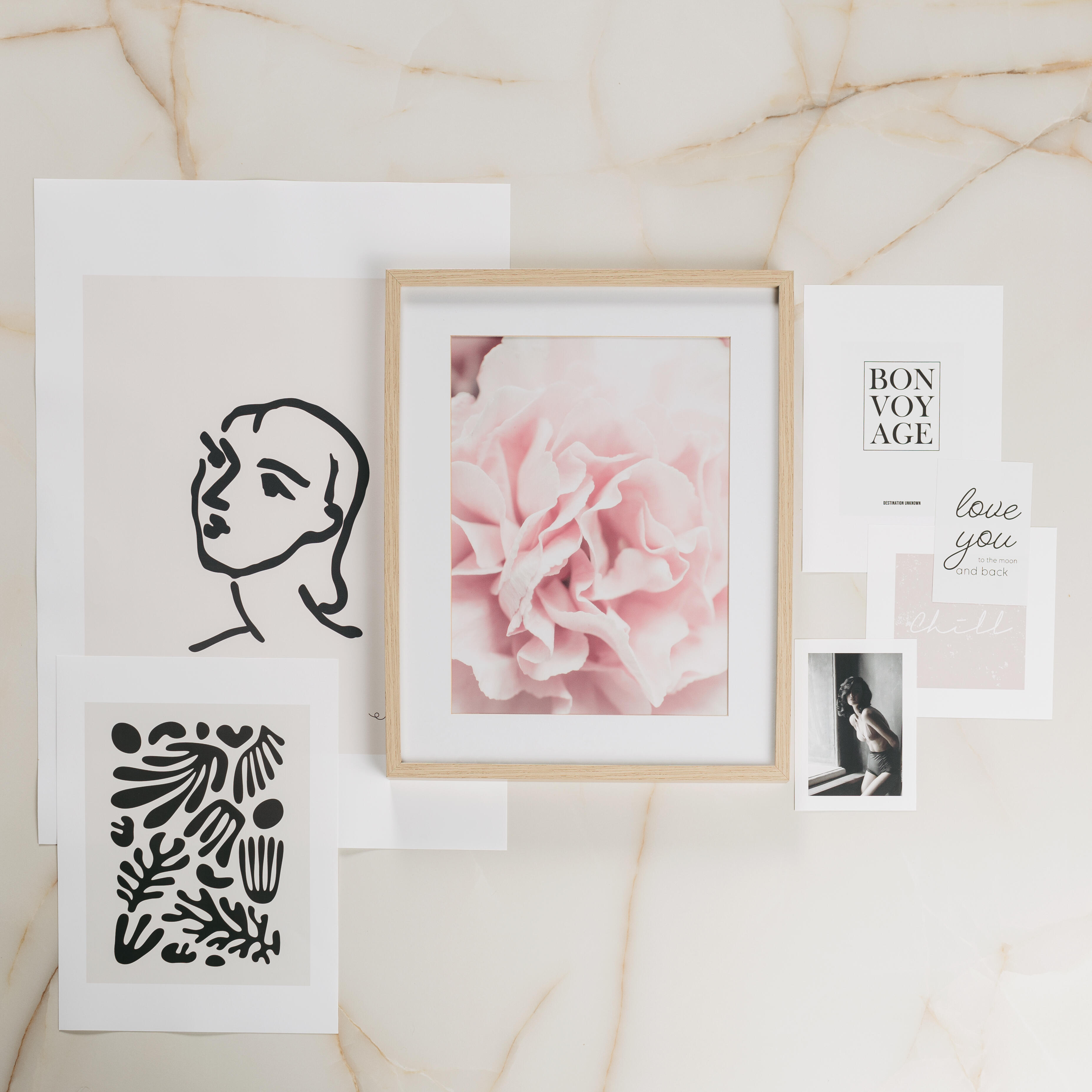 Set de 7 láminas Bon voyage 70 x 50 cm - 11