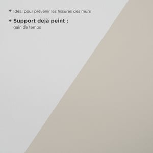 Voile de verre à peindre 190 g/m² Prépeint, l.1 x L.25 m Leroy Merlin Les bons plans des petits projets avant l'été