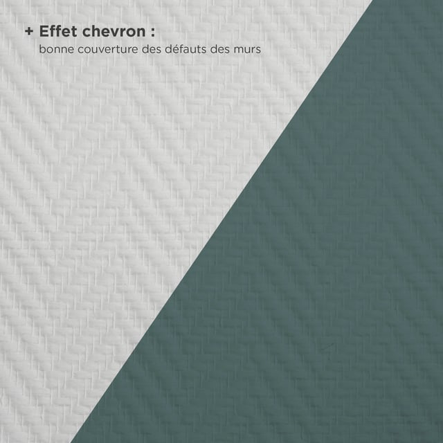 Toile de verre à peindre 145 g/m² Chevron, l.1 x L.25 m