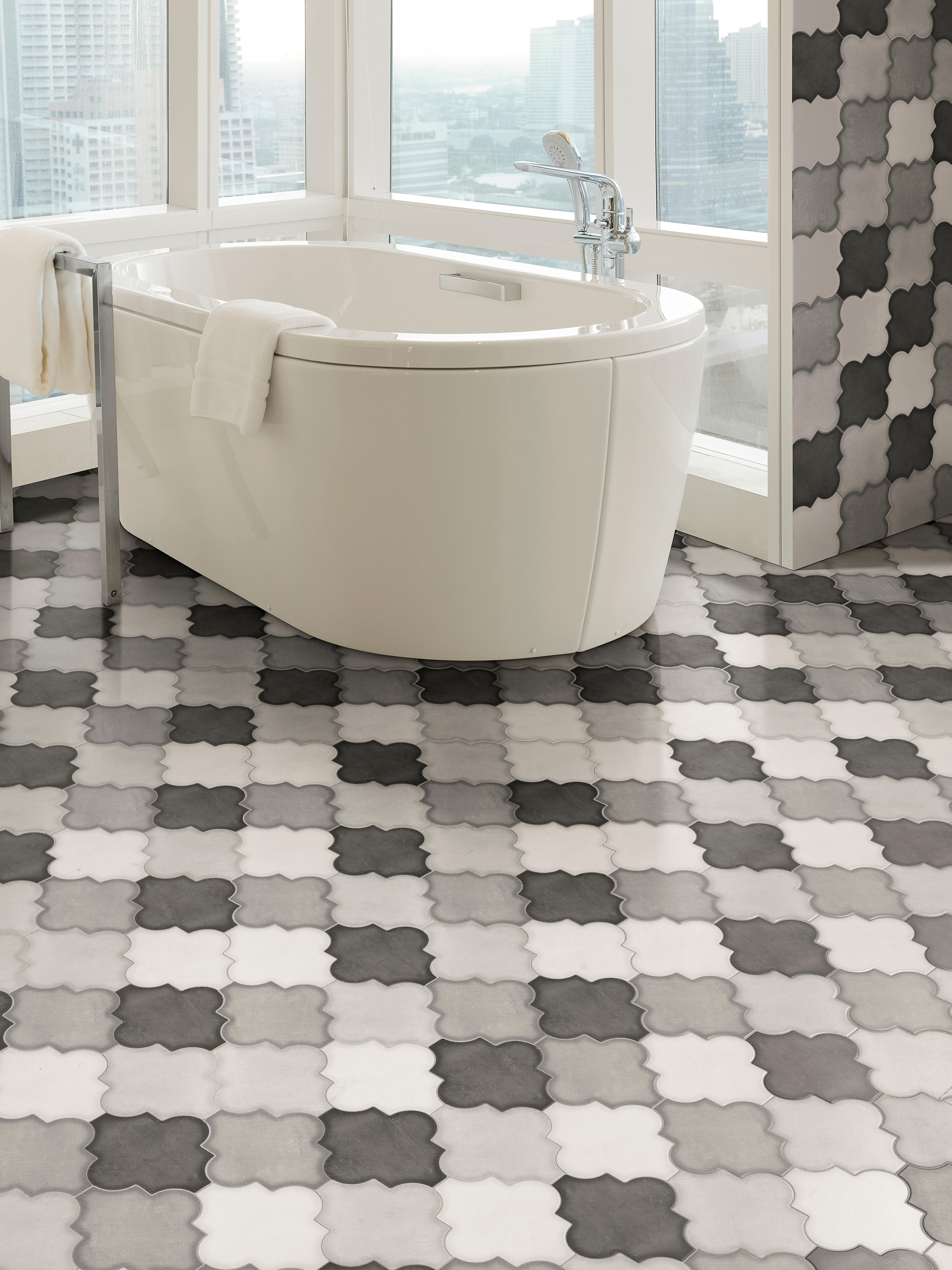 Suelo cerámico eternity efecto cemento gris 45x45 cm c1